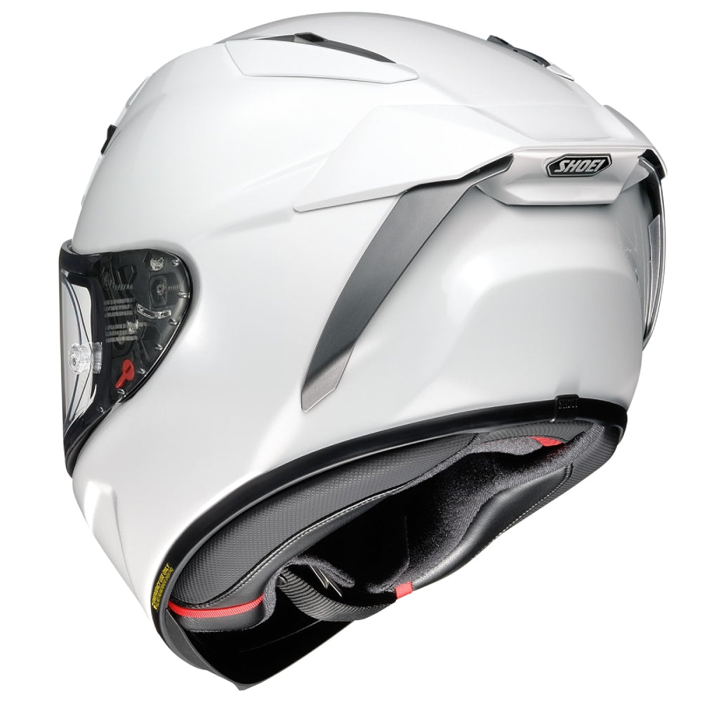 Shoei X-SPR Pro White Full-Face Helmet | Left Rear 3qtr | Honda Direct