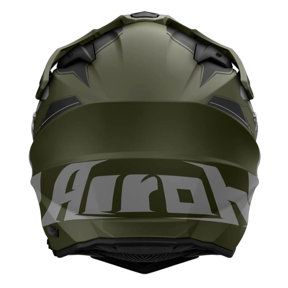 Airoh Commander 2 Helmet Reveal Military Green Matt | Rear | Honda Direct
