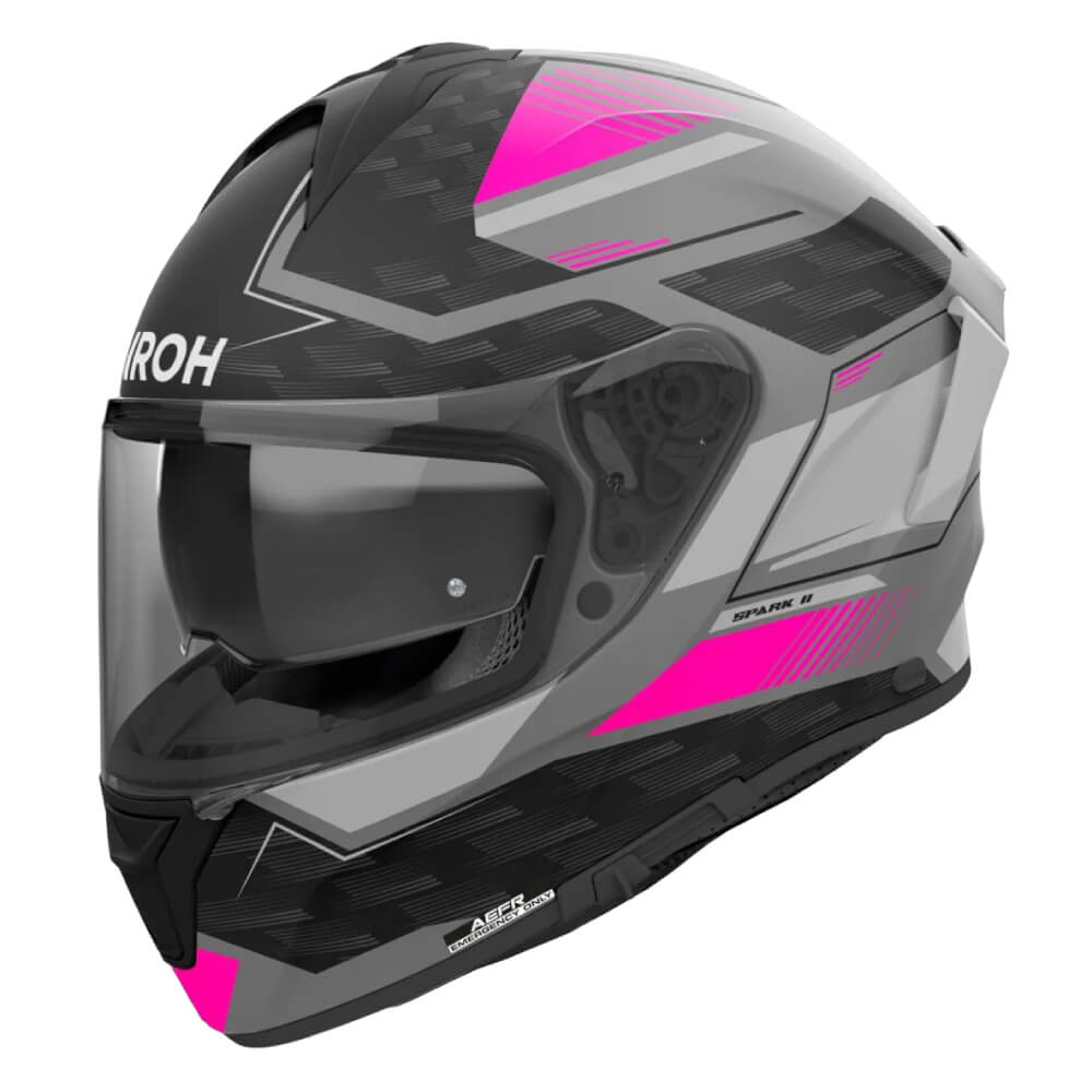 Airoh Spark 2 Helmet Zenith Pink Matt | Left Front 3qtr | Honda Direct