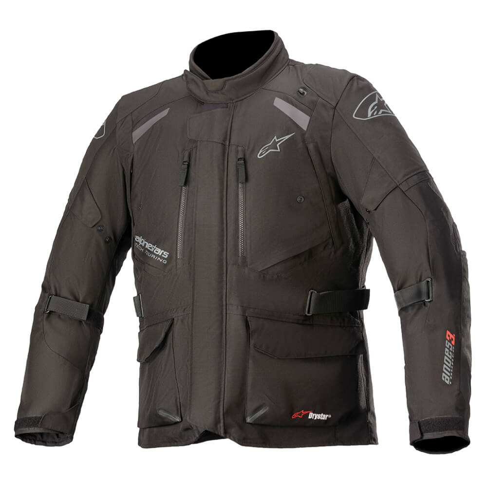 Alpinestars Andes V3 Drystar Jacket Black | Front 3qtr | Honda Direct