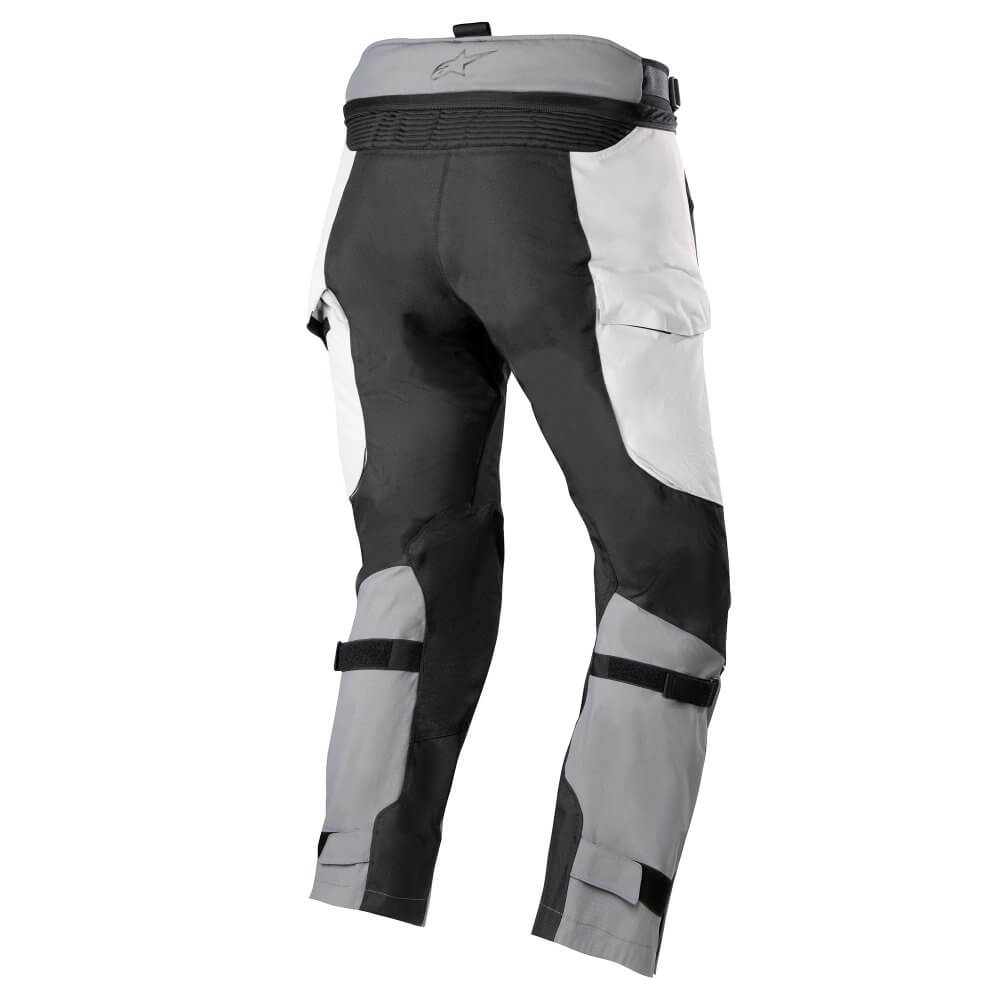 Alpinestars Bogota Pro Drystar Pants Ice Grey / Dark Grey / Yellow Fluo | Rear 3qtr | Honda Direct