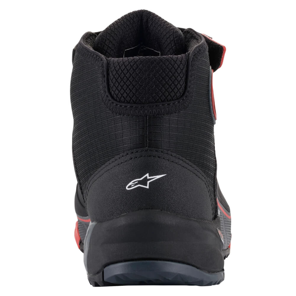 Alpinestars Honda CR-X Drystar® Riding Shoes Black / Red / Grey | Rear | Honda Direct