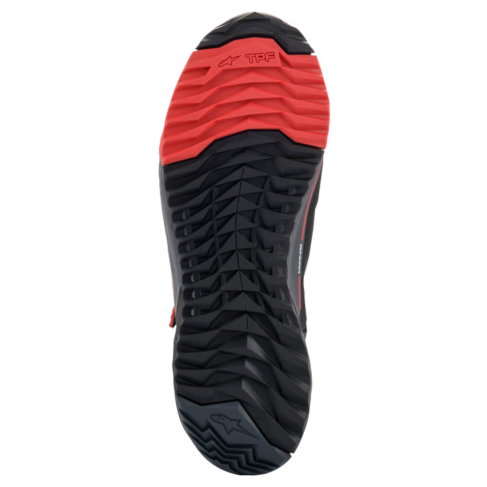 Alpinestars Honda CR-X Drystar® Riding Shoes Black / Red / Grey | Sole | Honda Direct