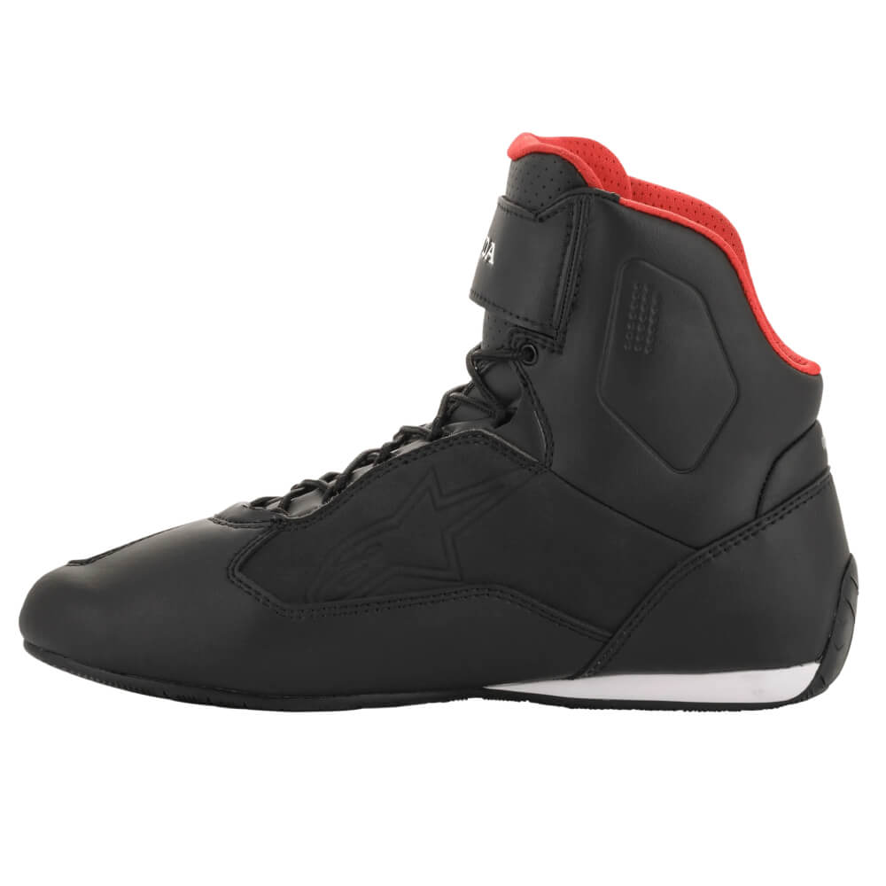Alpinestars Honda Faster-3 Shoes Black / Red / Blue | Inner Side | Honda Direct