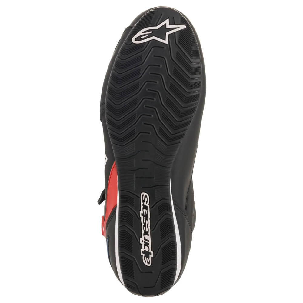 Alpinestars Honda Faster-3 Shoes Black / Red / Blue | Sole | Honda Direct