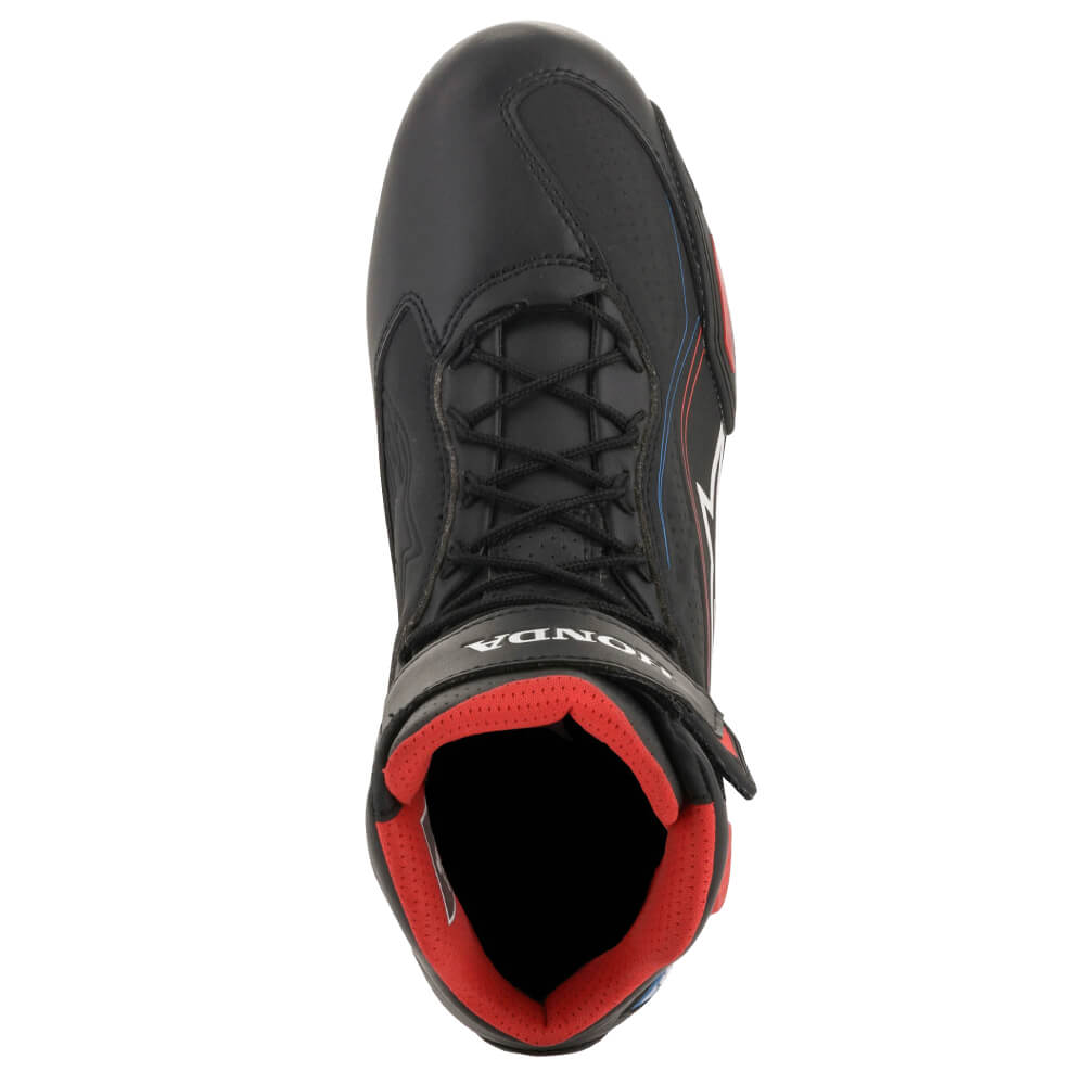 Alpinestars Honda Faster-3 Shoes Black / Red / Blue | Top | Honda Direct