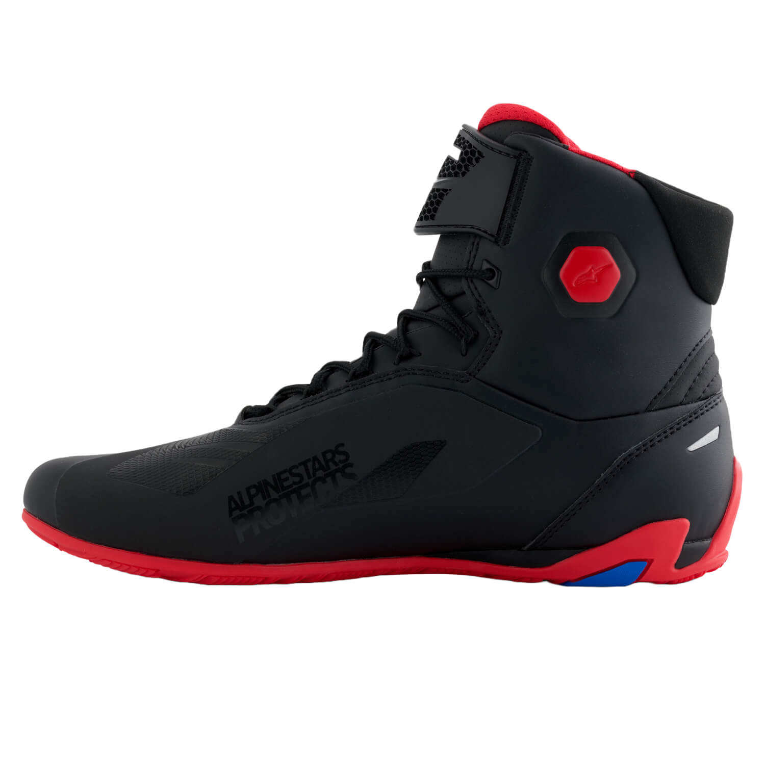 Alpinestars Honda Faster-4 Shoes Black / Red | Inner Side | Honda Direct