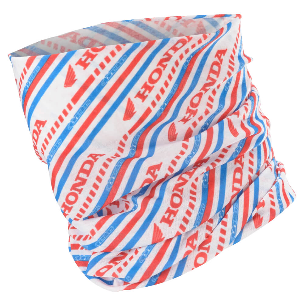 Alpinestars Honda Neck Tube White / Red / Blue | Honda Direct