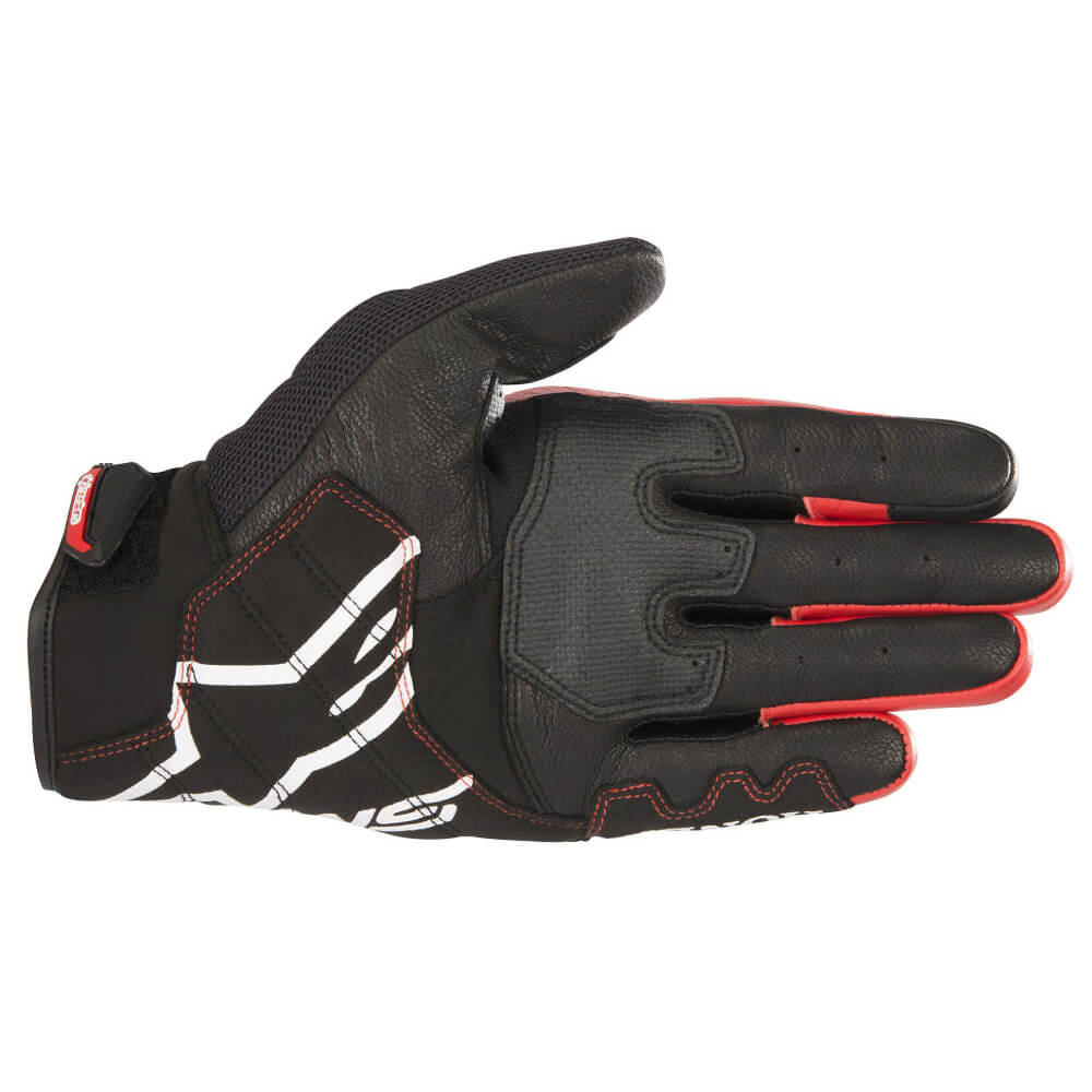 Alpinestars Honda SMX-2 Air Carbon V2 Gloves Black / Red | Palm | Honda Direct