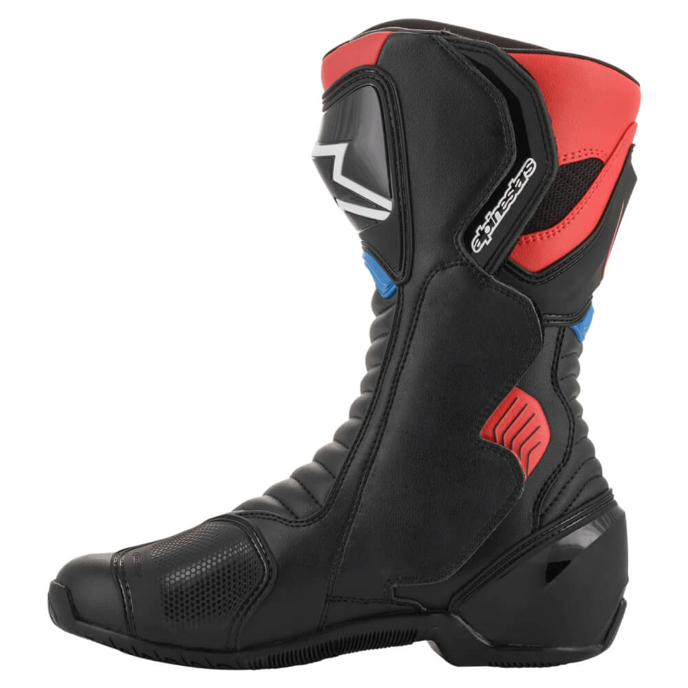 Alpinestars Honda SMX-6 V2 Boots Black / Red / Blue | Inner Side | Honda Direct