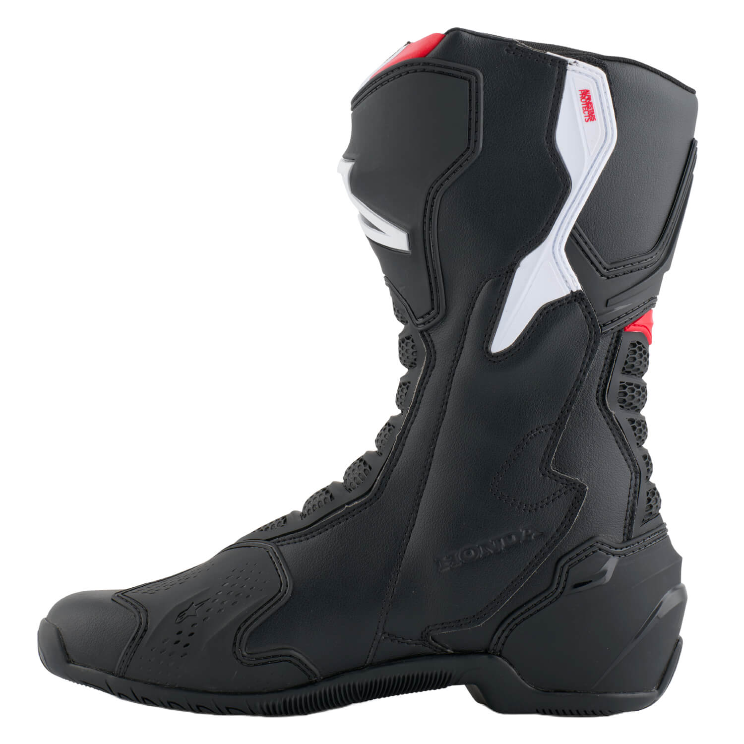 Alpinestars Honda SMX-6 V3 Boots Black / Red / White | Inner Side | Honda Direct