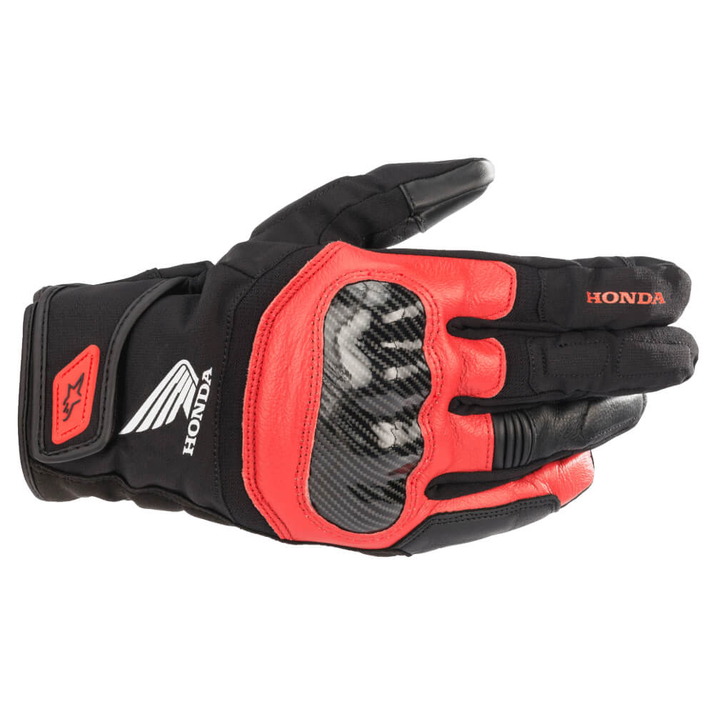 Alpinestars Honda SMX Z Drystar® Gloves Black / Bright Red | Back | Honda Direct