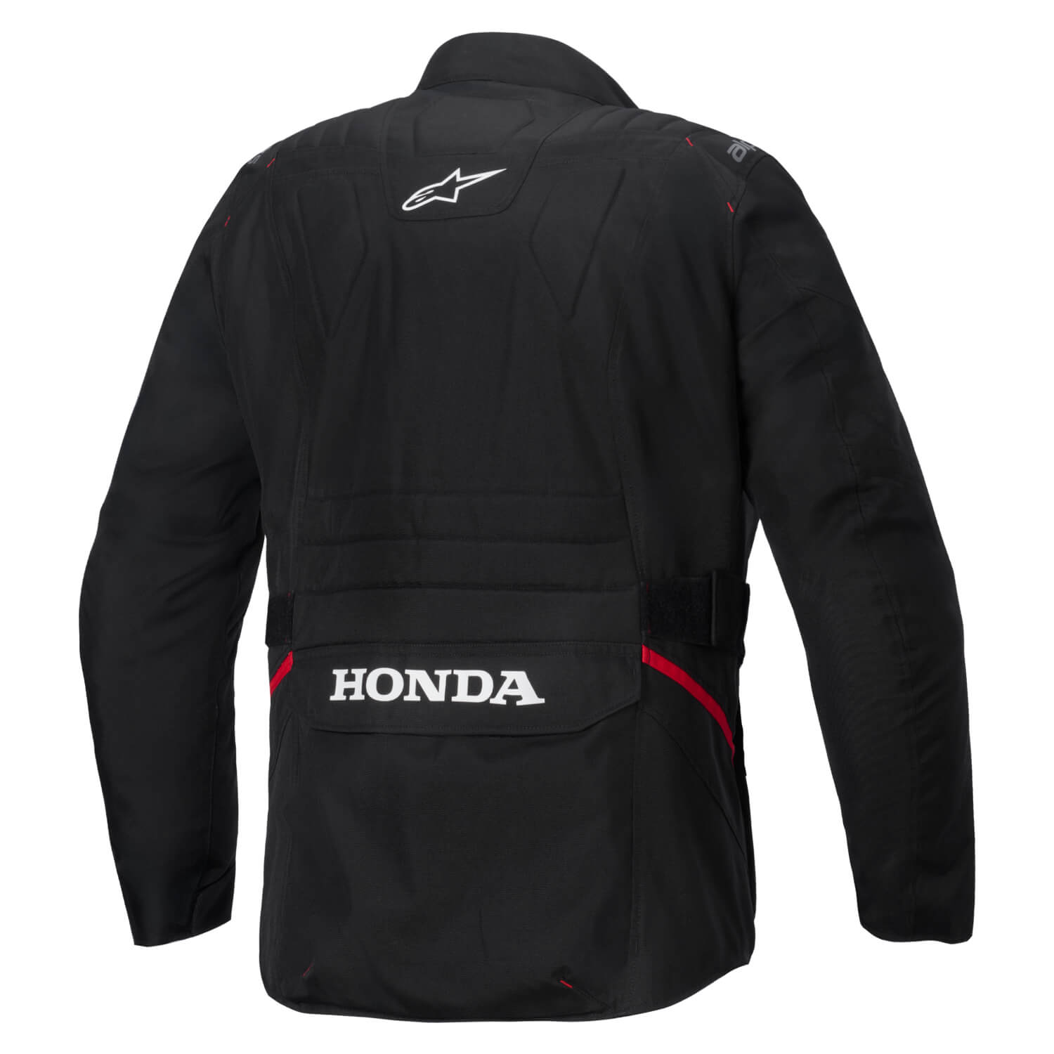 Alpinestars Honda ST-1 Waterproof Jacket Black | Rear 3qtr | Honda Direct