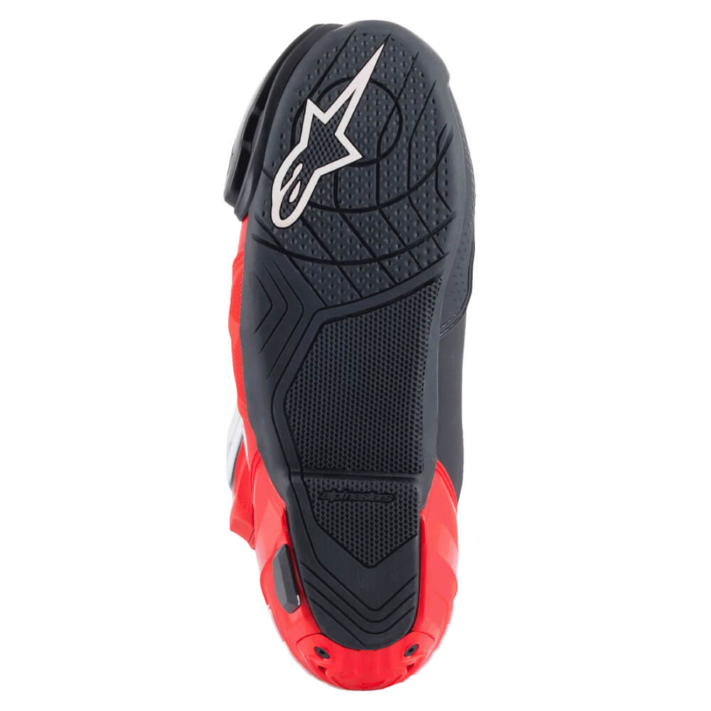 Alpinestars Honda Supertech R Boots Black / Bright Red / Blue | Sole | Honda Direct