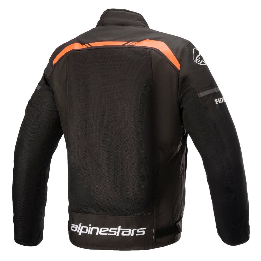Alpinestars Honda T-SPS Air Jacket Black / Bright Red | Rear 3qtr | Honda Direct
