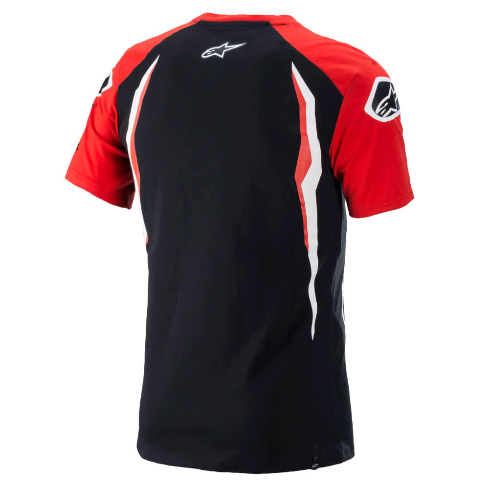 Alpinestars Honda T-Shirt Red / Black | Rear 3qtr | Honda Direct