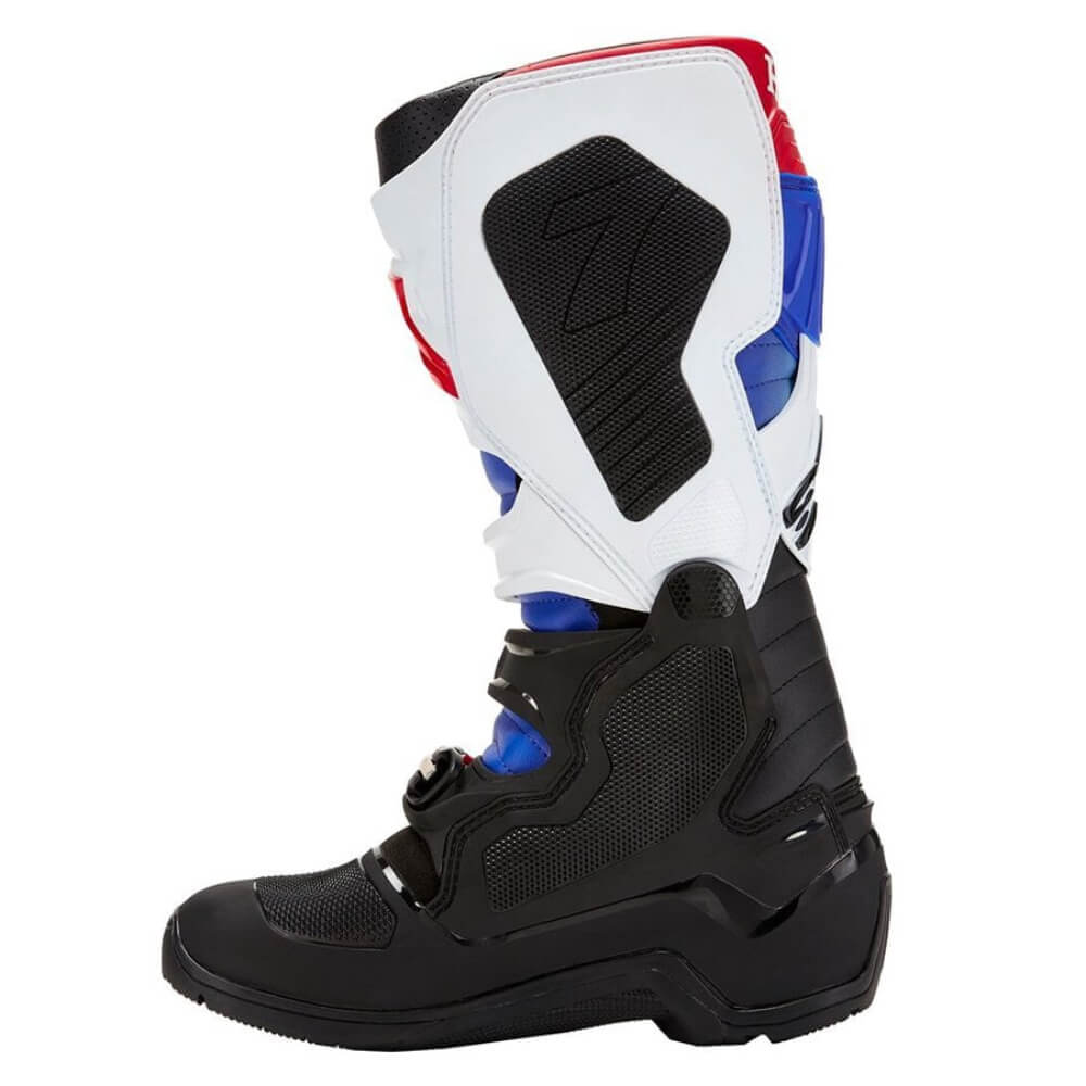 Alpinestars Honda Tech 7 Enduro Drystar® Boots Black / White / Blue / Bright Red | Inner Side | Honda Direct