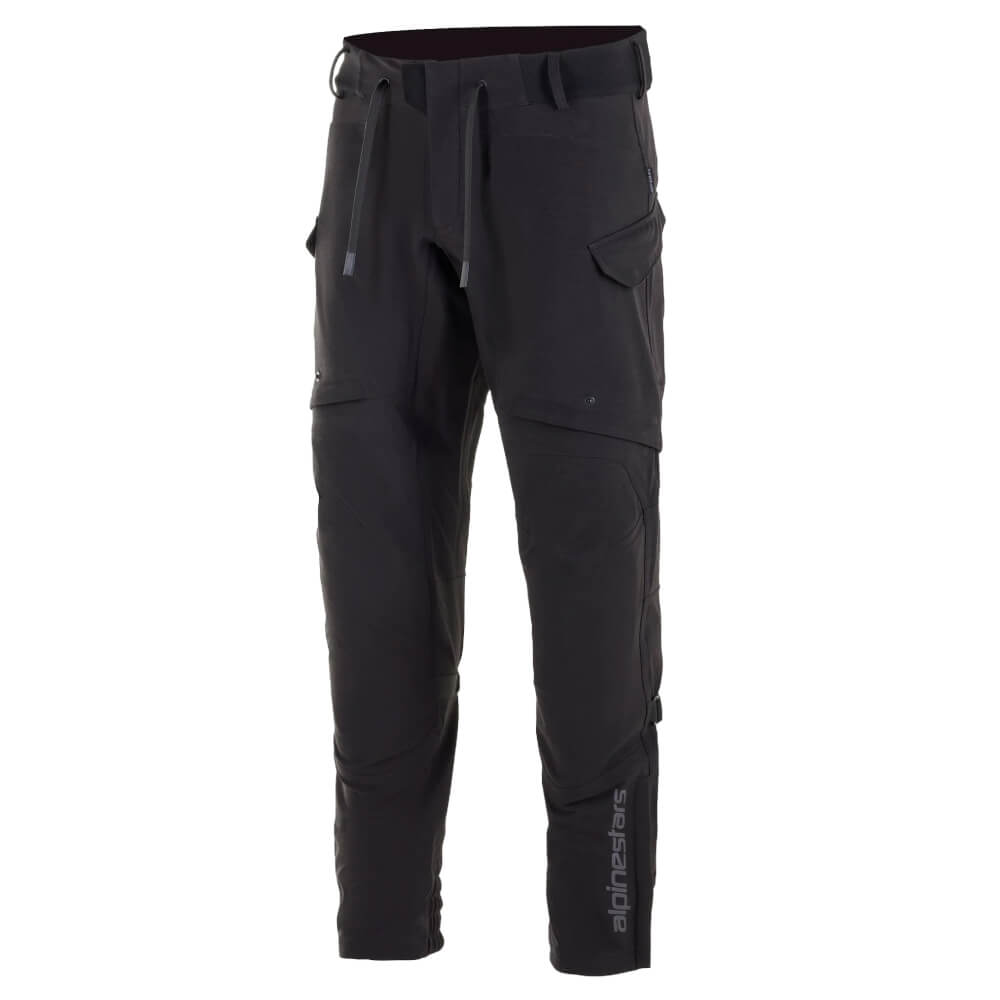 Alpinestars Juggernaut Waterproof Pants Black | Front 3qtr | Honda Direct