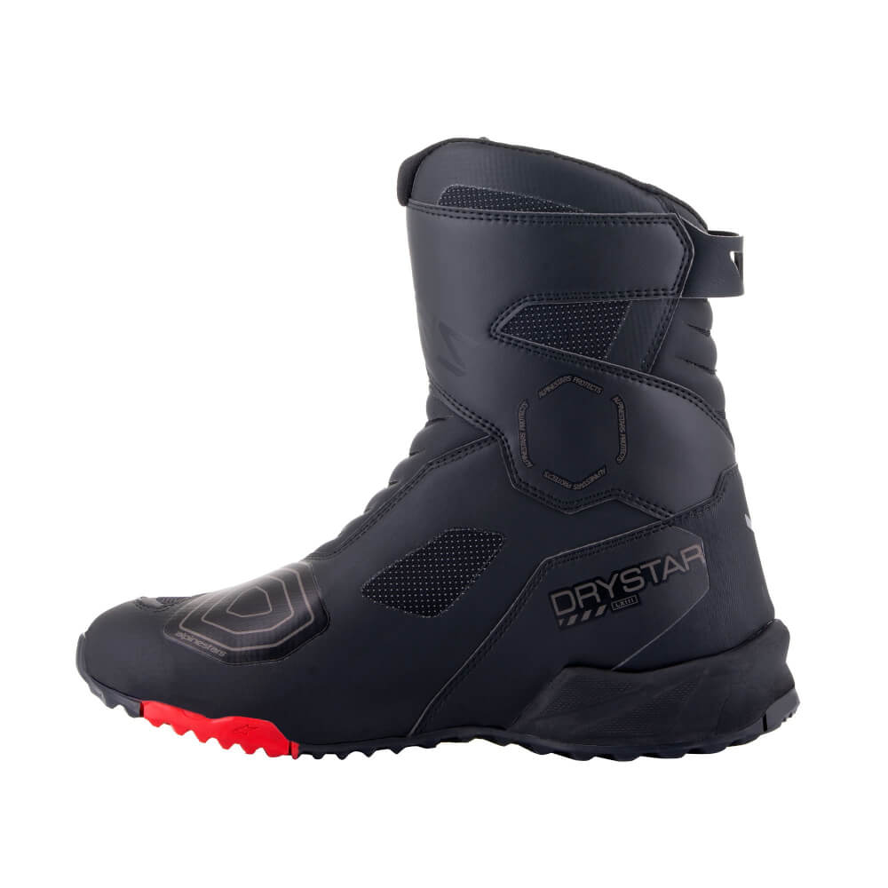 Alpinestars RT-7 Drystar Boots Black / Red | Side Inner | Honda Direct