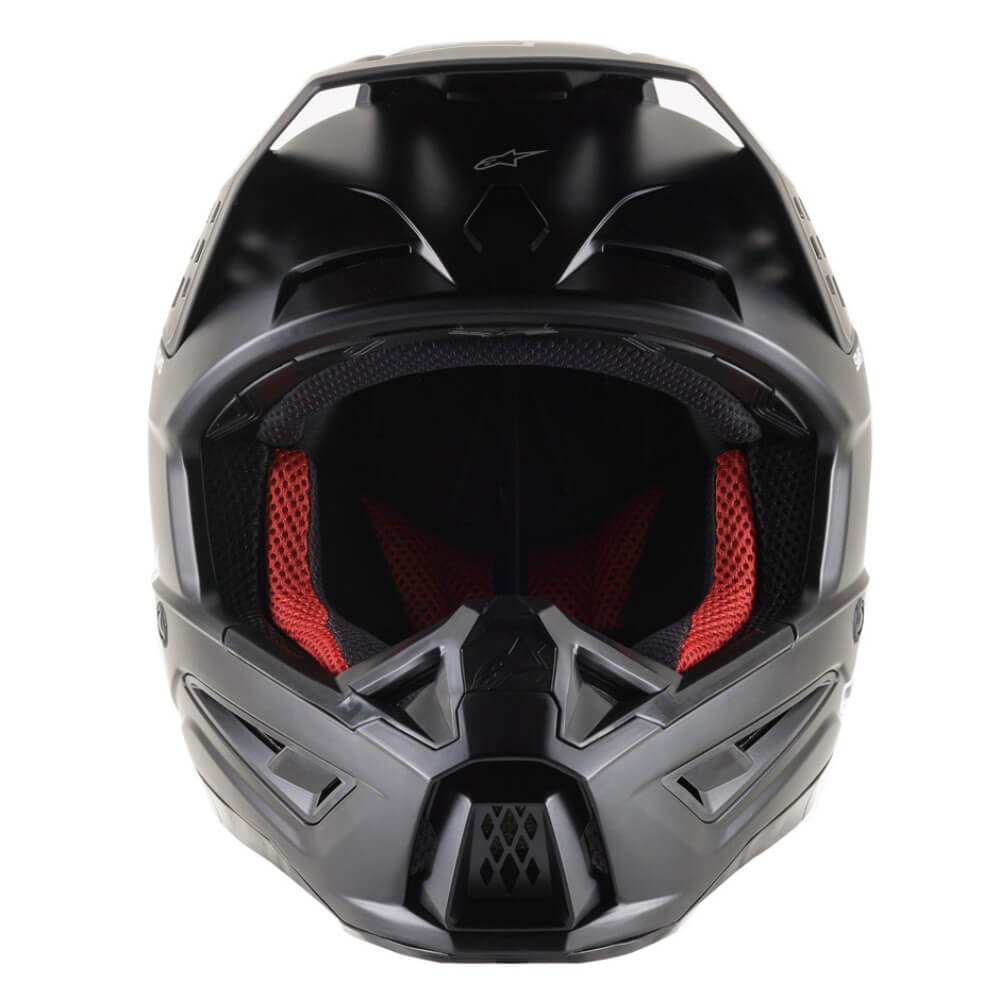 Alpinestars SM5 Helmet Solid Matt Black | Front | Honda Direct