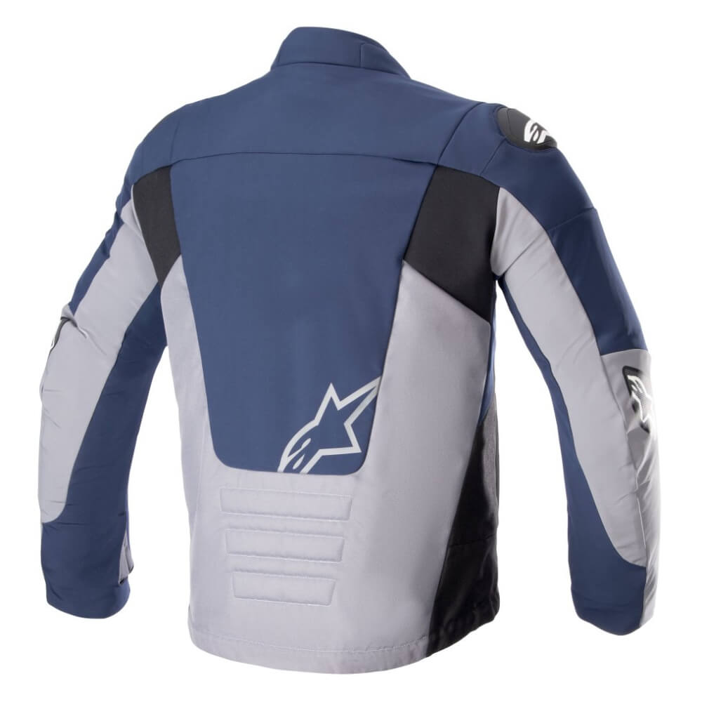 Alpinestars SMX Waterproof Jacket Night Navy / Dark Grey | Rear 3qtr | Honda Direct