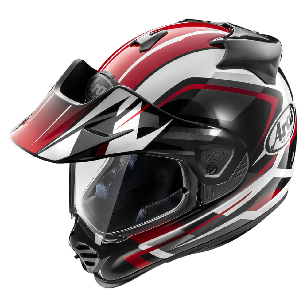 Arai Tour-X5 Helmet Discovery Red | Left Front 3qtr | Honda Direct