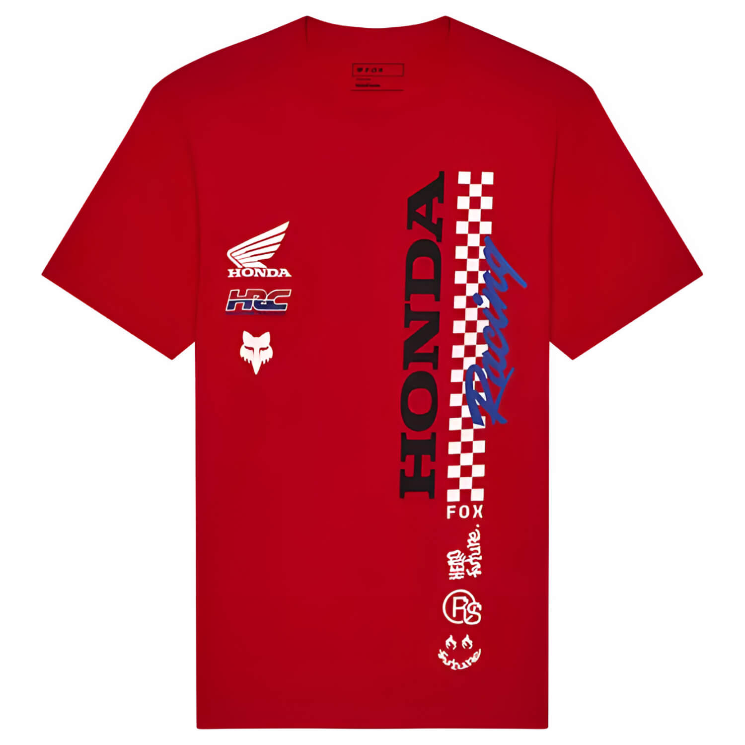 Fox x Honda SS T-Shirt Red | Front | Honda Direct