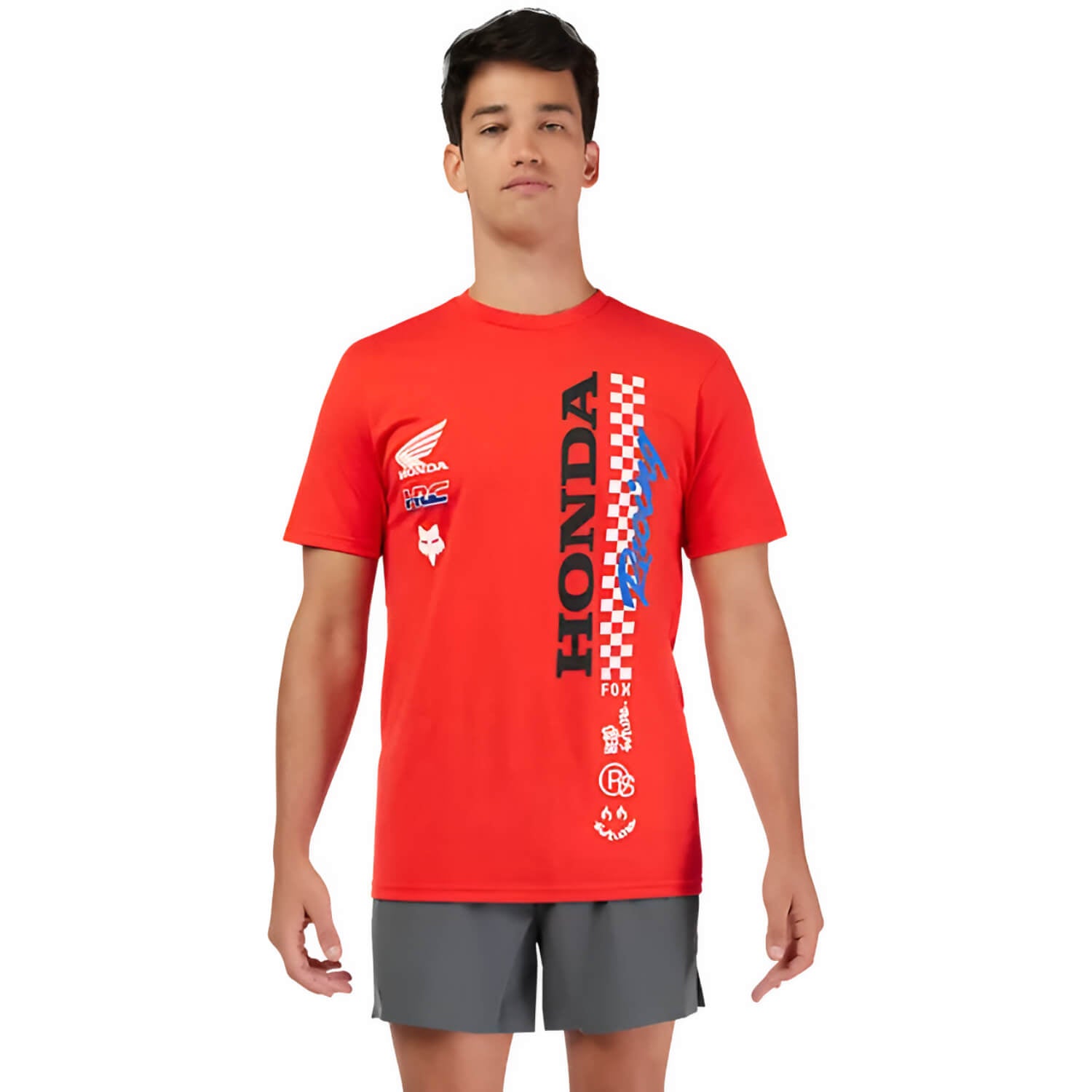 Fox x Honda SS T-Shirt Red | Lifestyle | Honda Direct