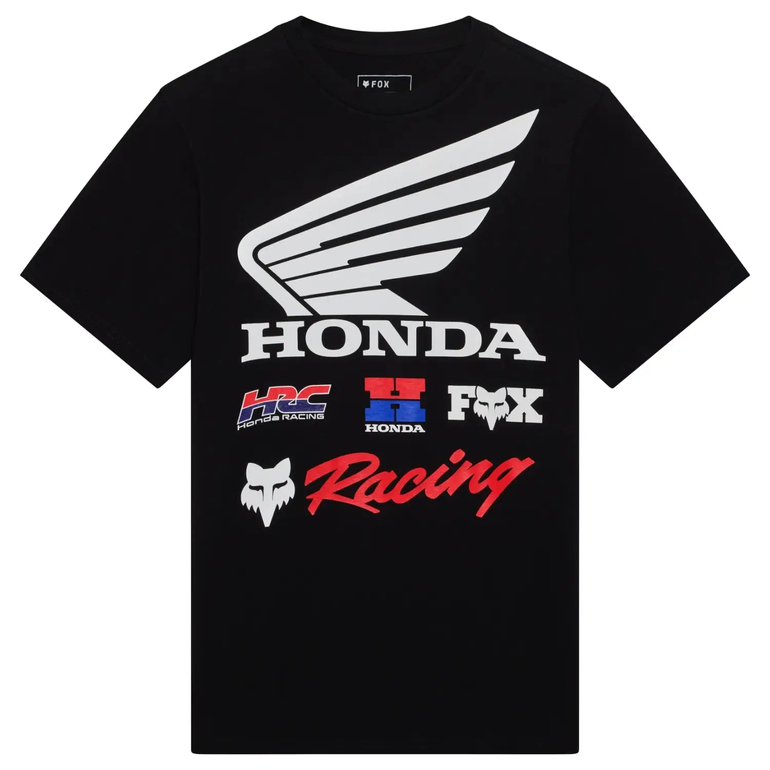 Fox x Honda 195 Original T-Shirt Black | Front | Honda Direct