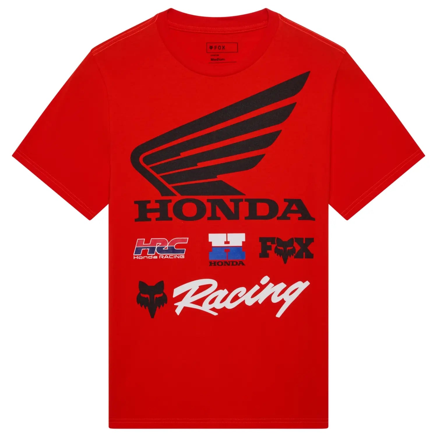 Fox x Honda 195 Original T-Shirt Red | Front | Honda Direct