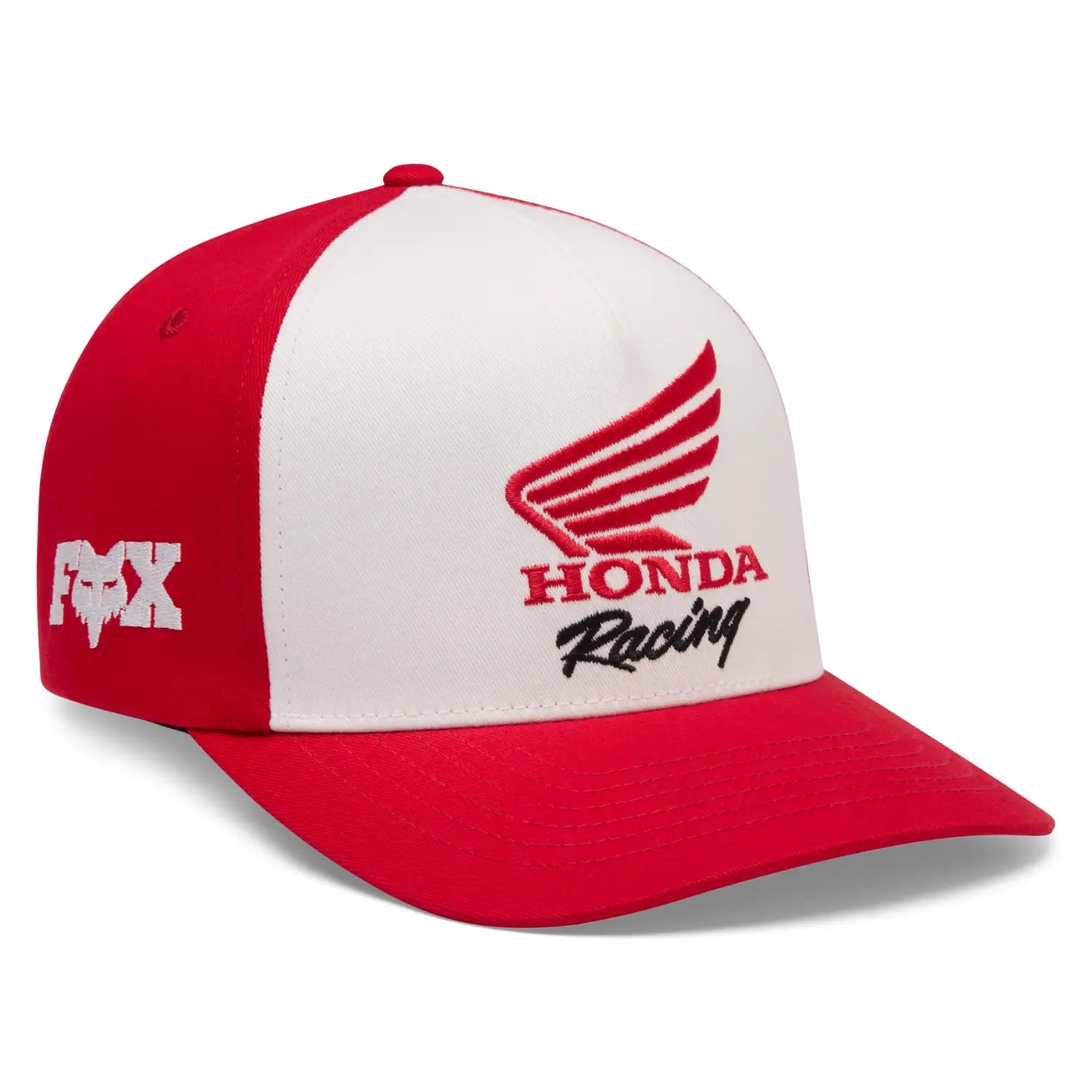 Fox x Honda Flexfit Cap Red | Front | Honda Direct