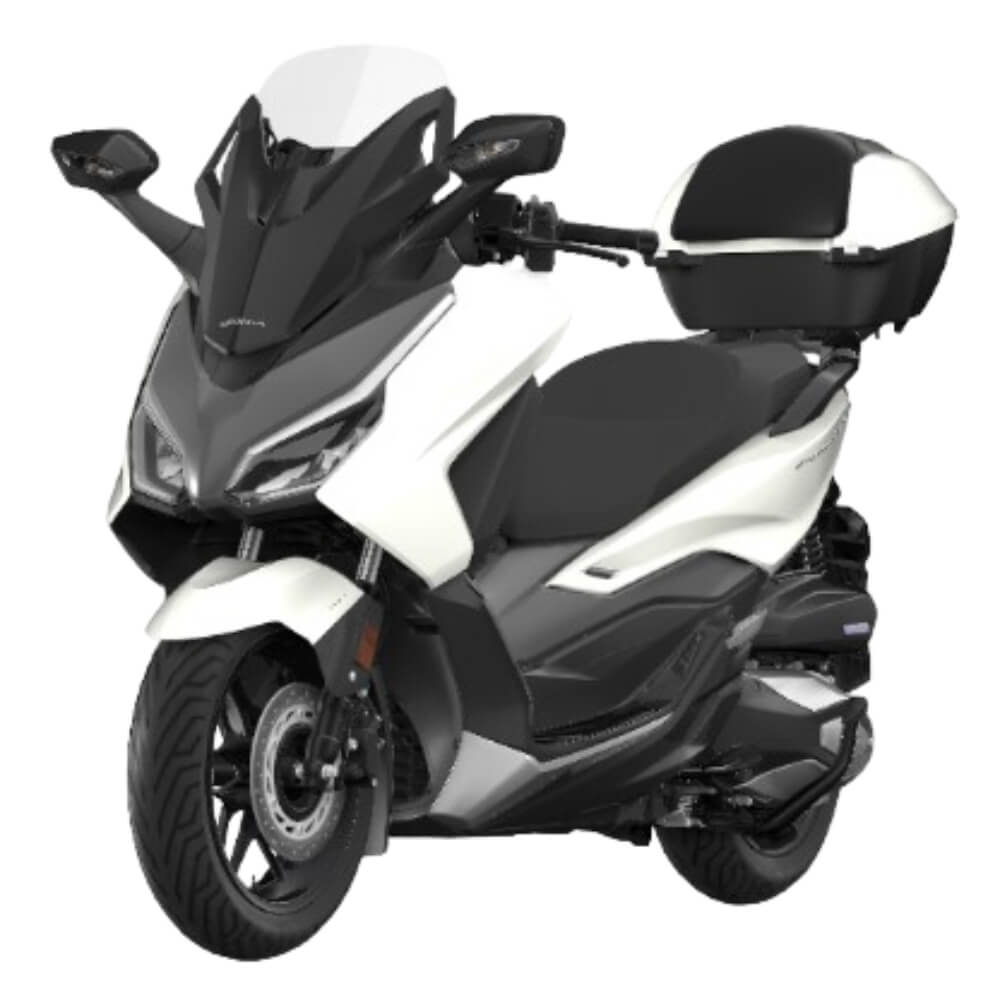 Honda 35L Top Box Pack - Matte Pearl Cool White 08HME-K1B-TB35ZG | Honda Direct