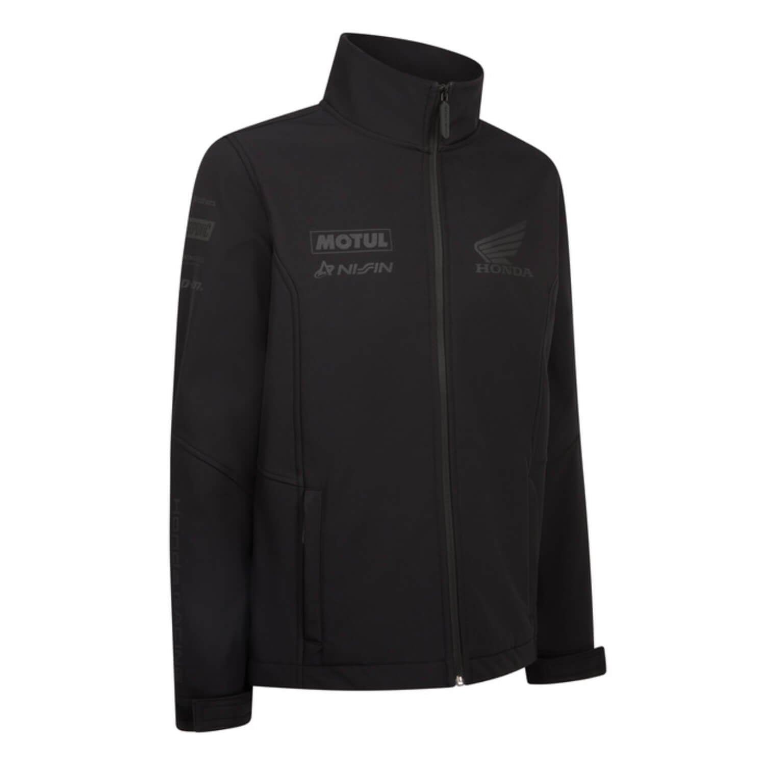 Honda BSB 2025 Men's Softshell Jacket Black | Right Front 3qtr | Honda Direct