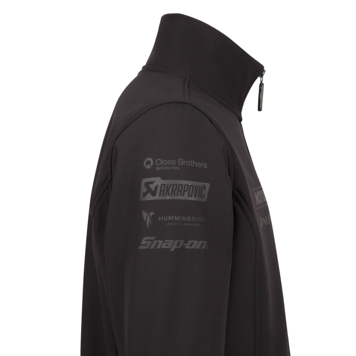 Honda BSB 2025 Men's Softshell Jacket Black | Right Shoulder Detail | Honda Direct