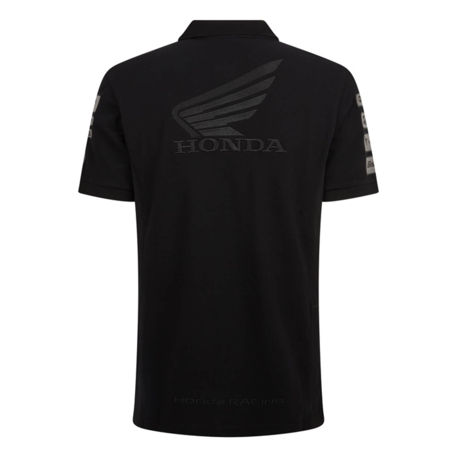 Honda BSB 2025 Men's Polo Shirt Black | Rear | Honda Direct