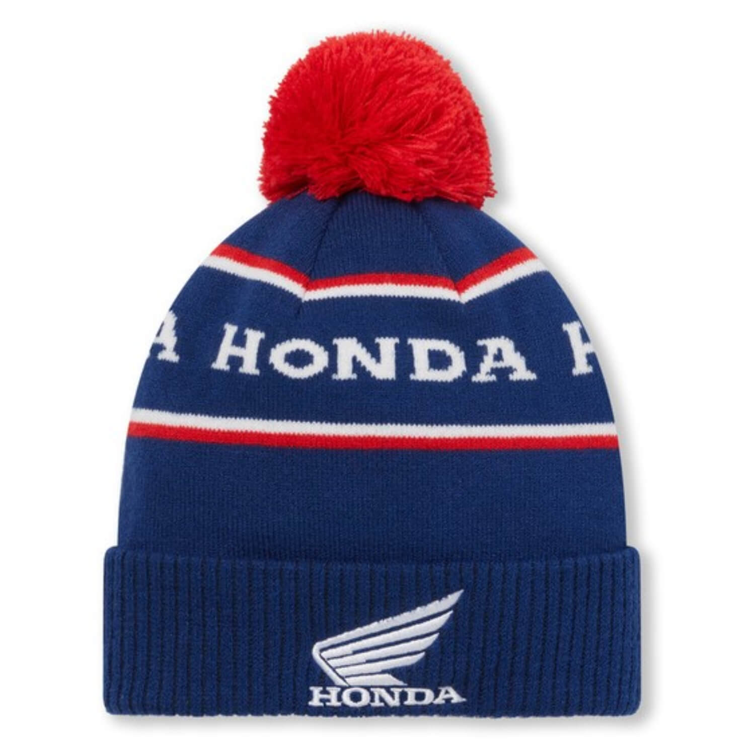 Honda BSB 2025 Pom Pom Beanie Blue | Honda Direct