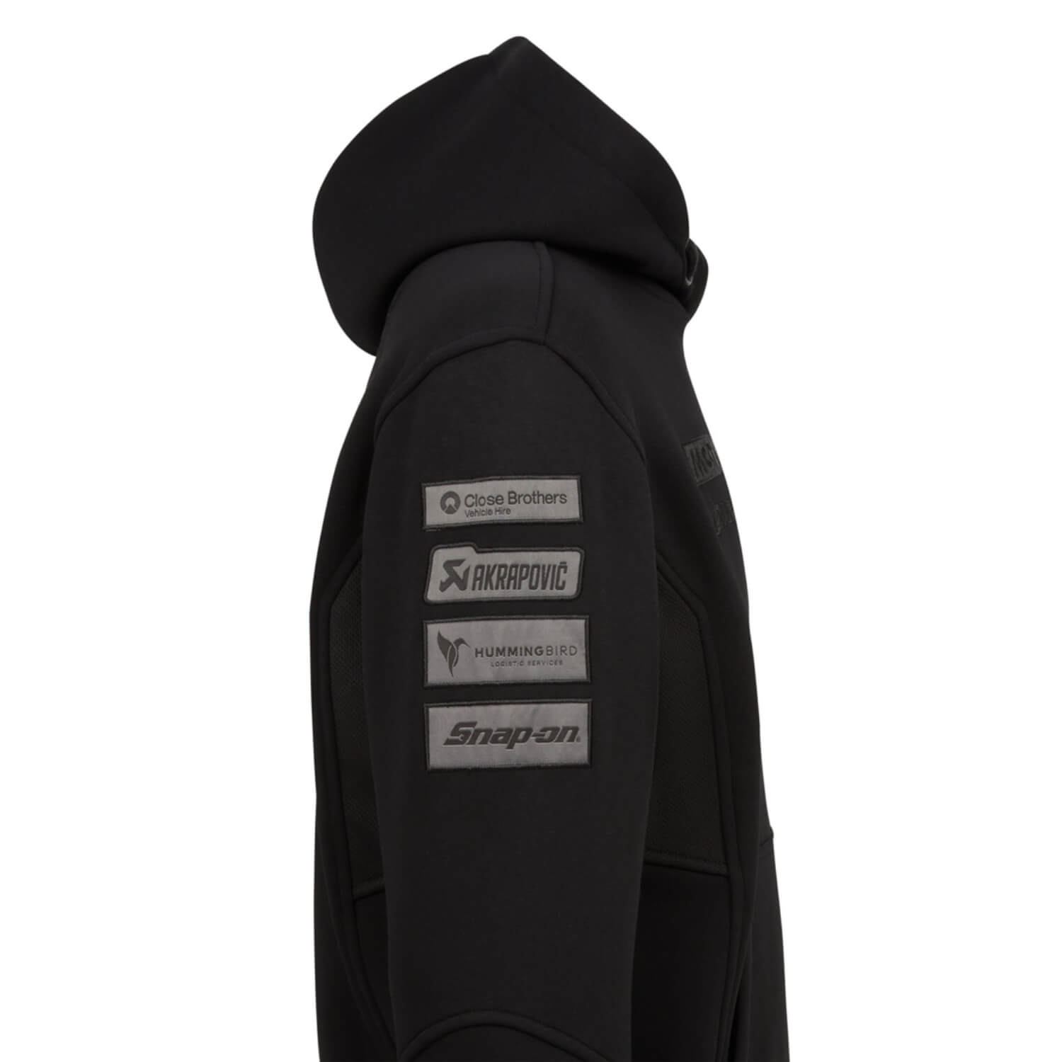 Honda BSB 2025 Unisex Hoodie Black | Right Shoulder Detail | Honda Direct