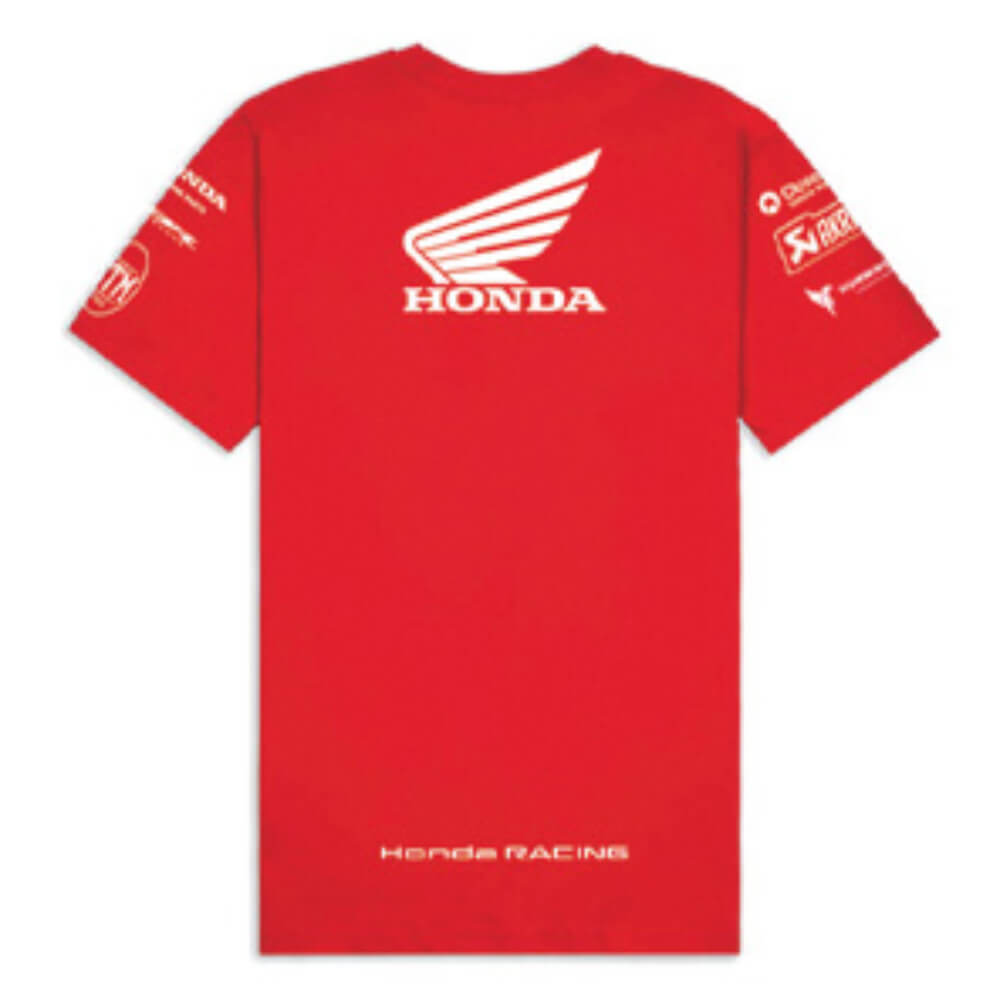 Honda BSB Kids T-Shirt Red | Rear | Honda Direct