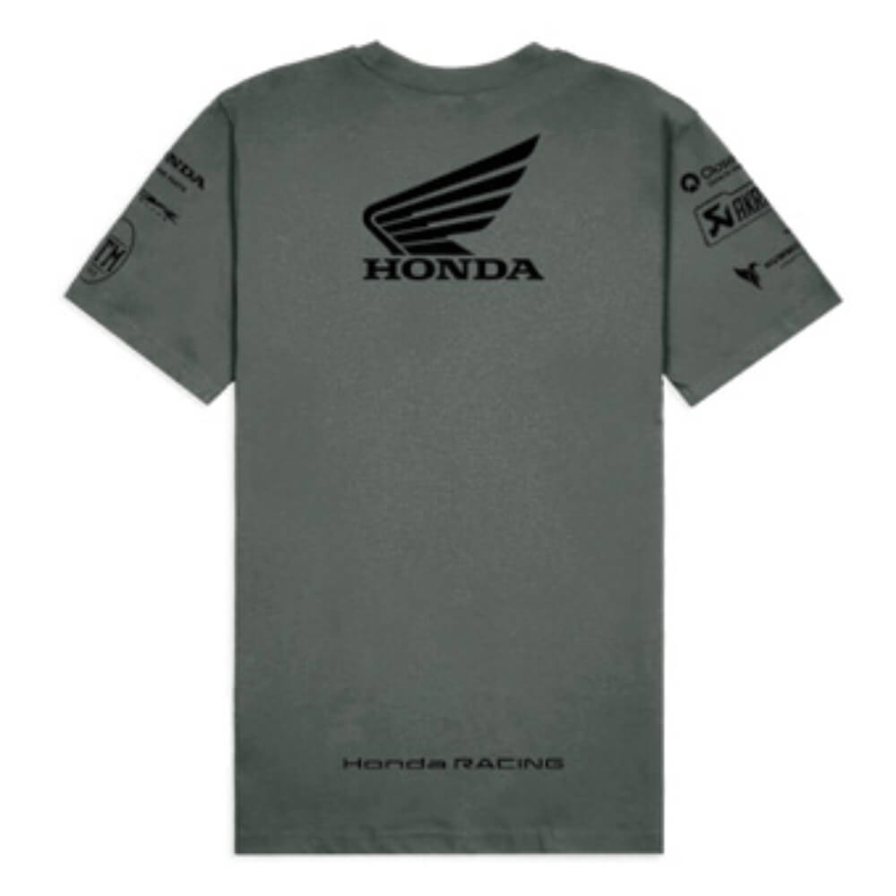 Honda BSB T-Shirt Grey | Rear | Honda Direct