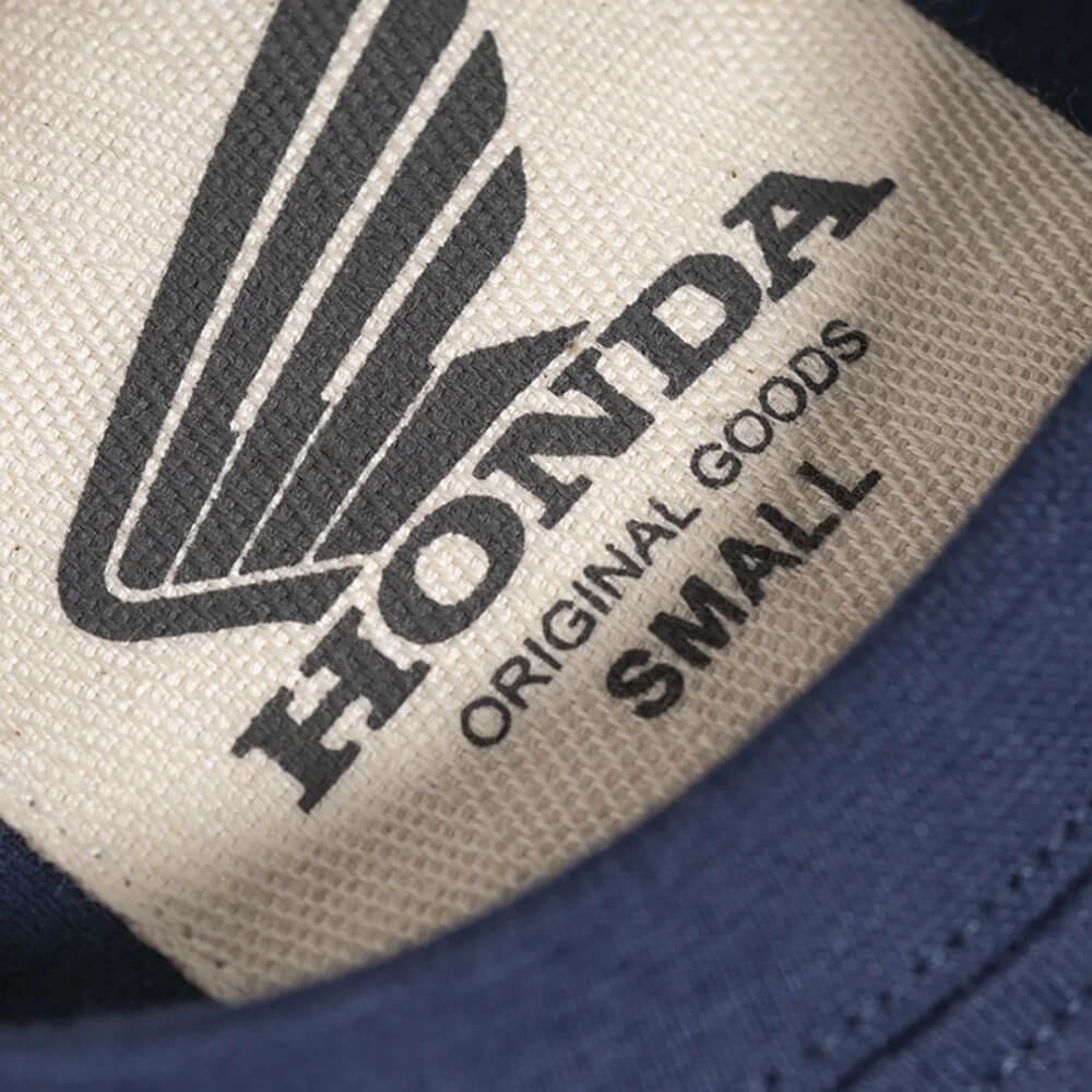 Honda CBR T-Shirt Blue | Label Detail | Honda Direct