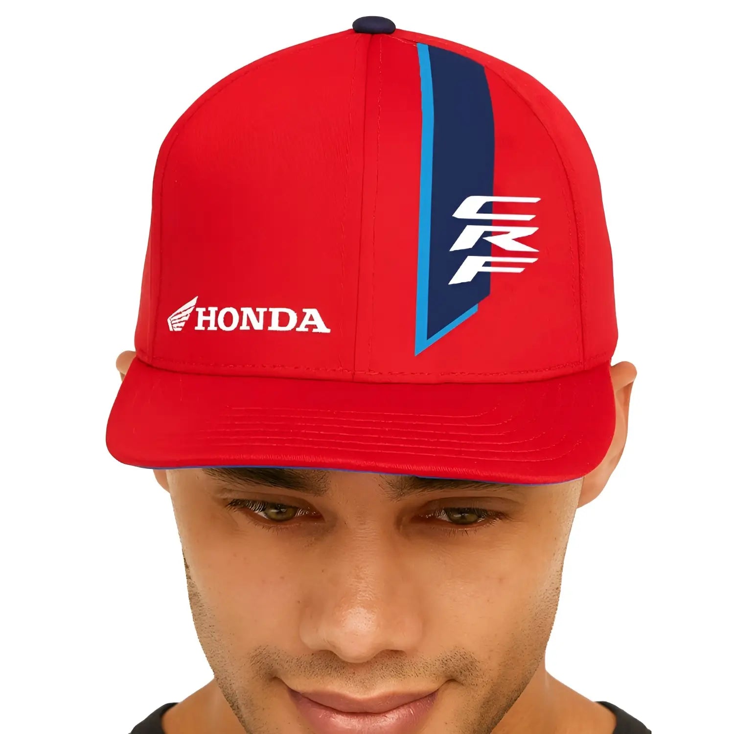 Honda CRF Snapback Cap Red | Modelled | Honda Direct