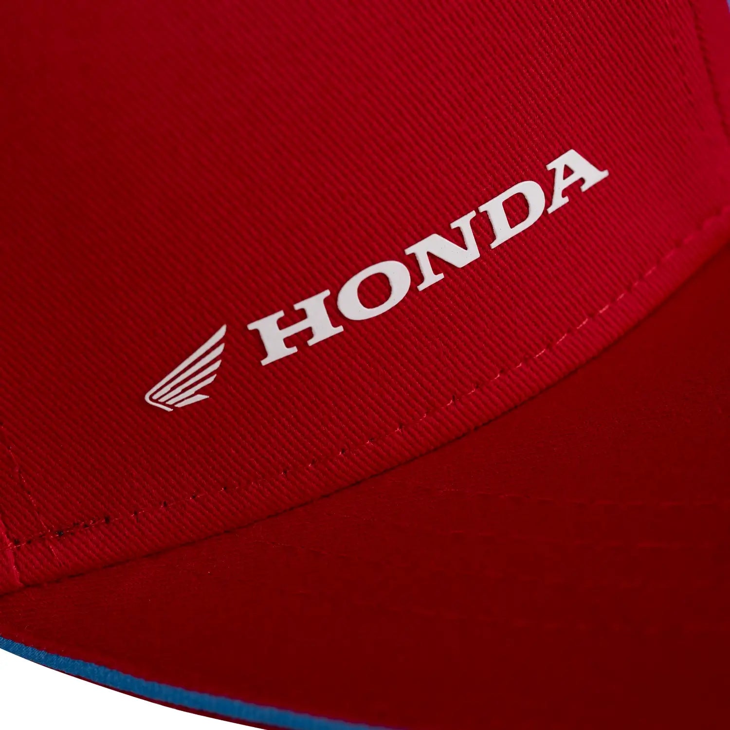 Honda CRF Snapback Cap Red | Logo Detail| Honda Direct