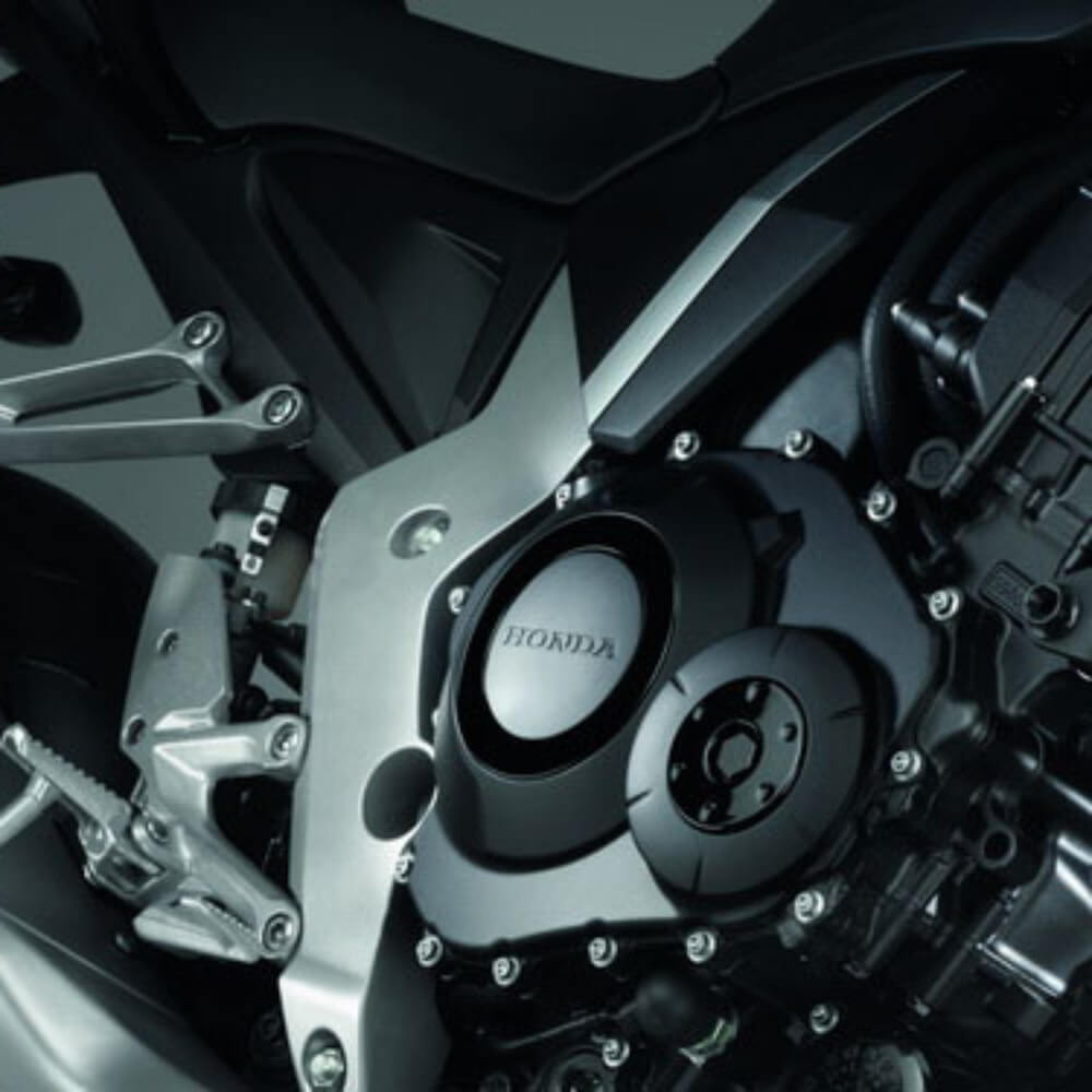 Honda Crankcase Cover Set - Pearl Nightstar Black 08F48-MFG-810A | Honda Direct