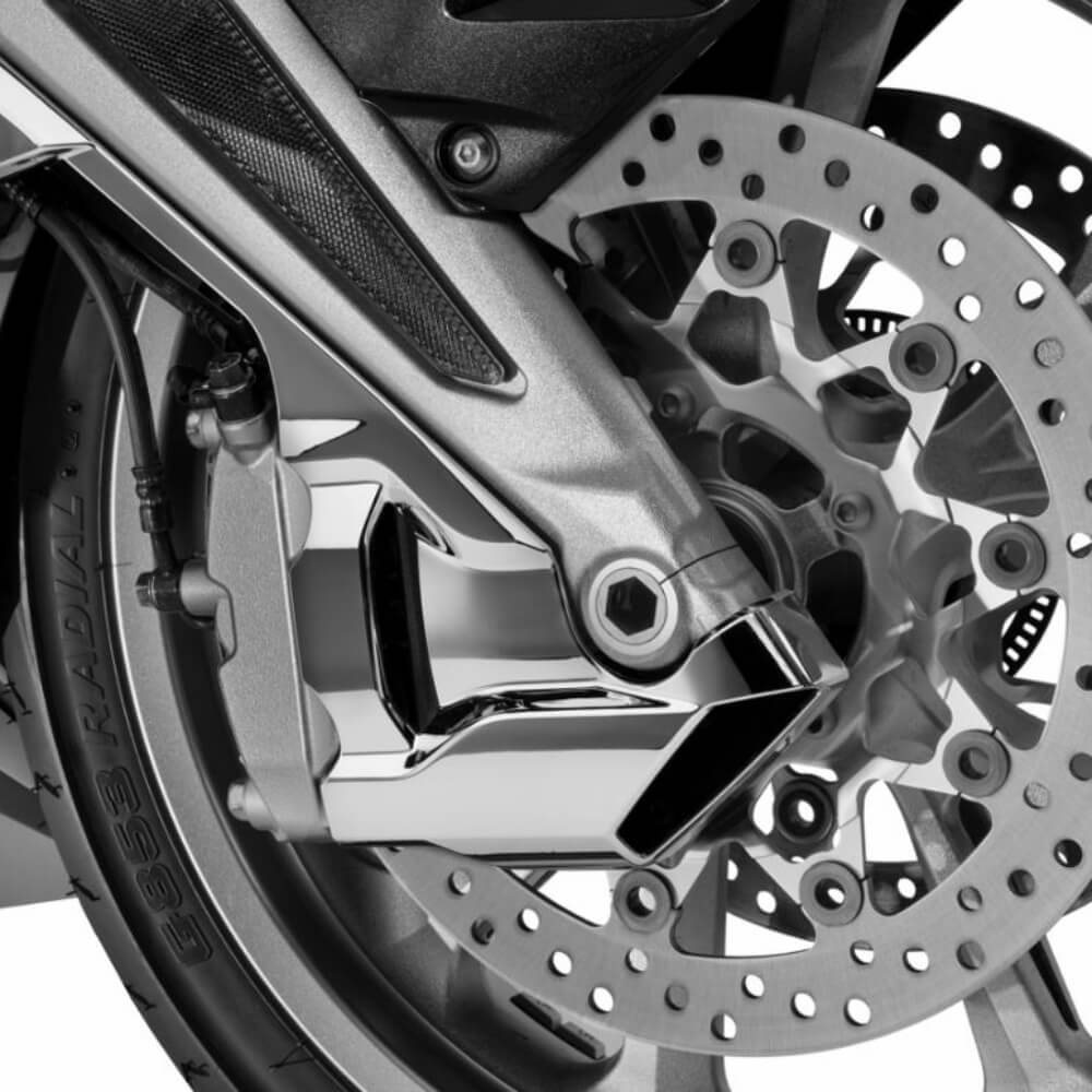 Honda Front Brake Caliper Covers Chrome 08F73-MKC-A00 | Honda Direct