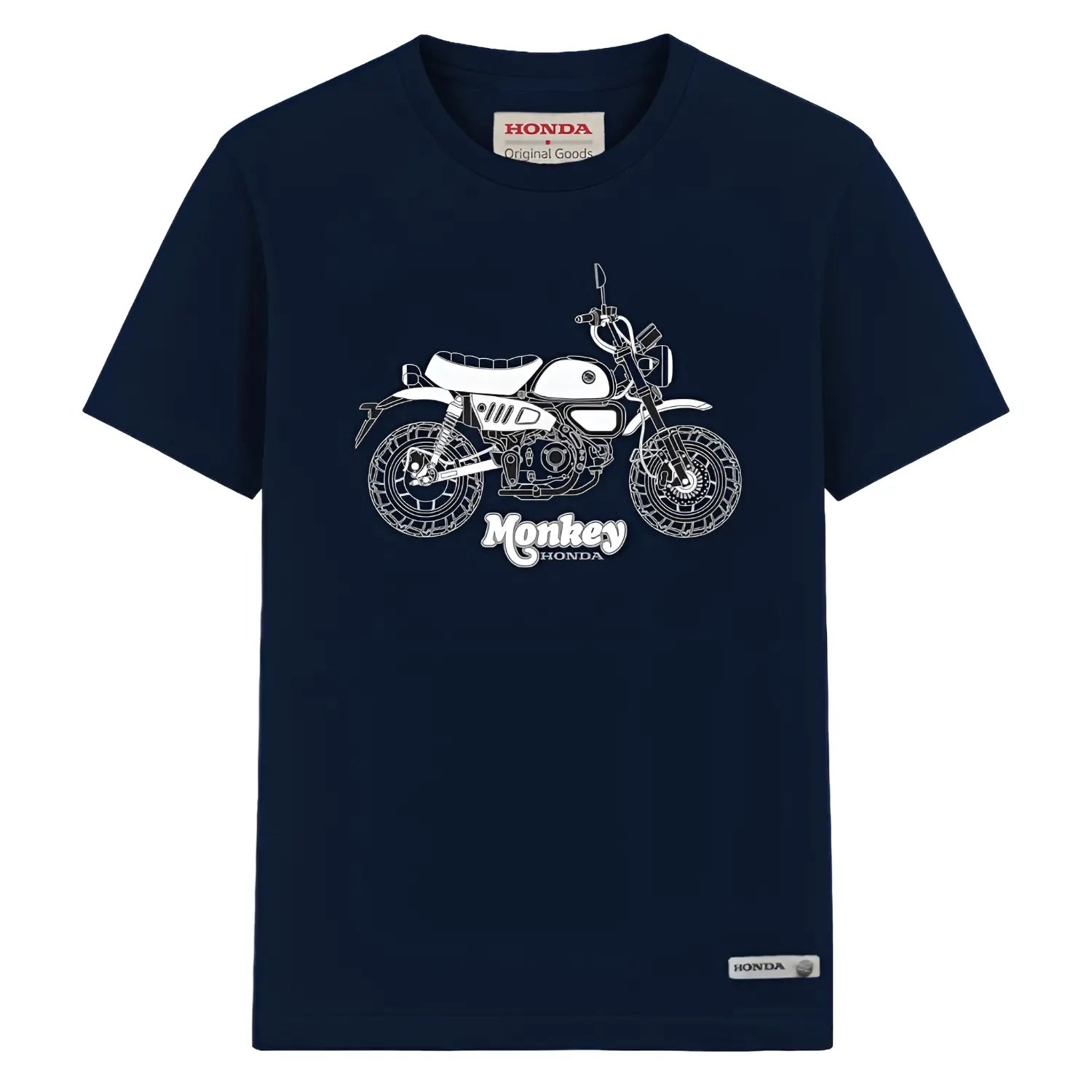 Honda Monkey T-Shirt Blue | Front | Honda Direct
