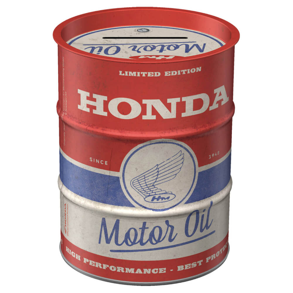 Honda Motorcycles Motor Oil Money Box | Honda Direct