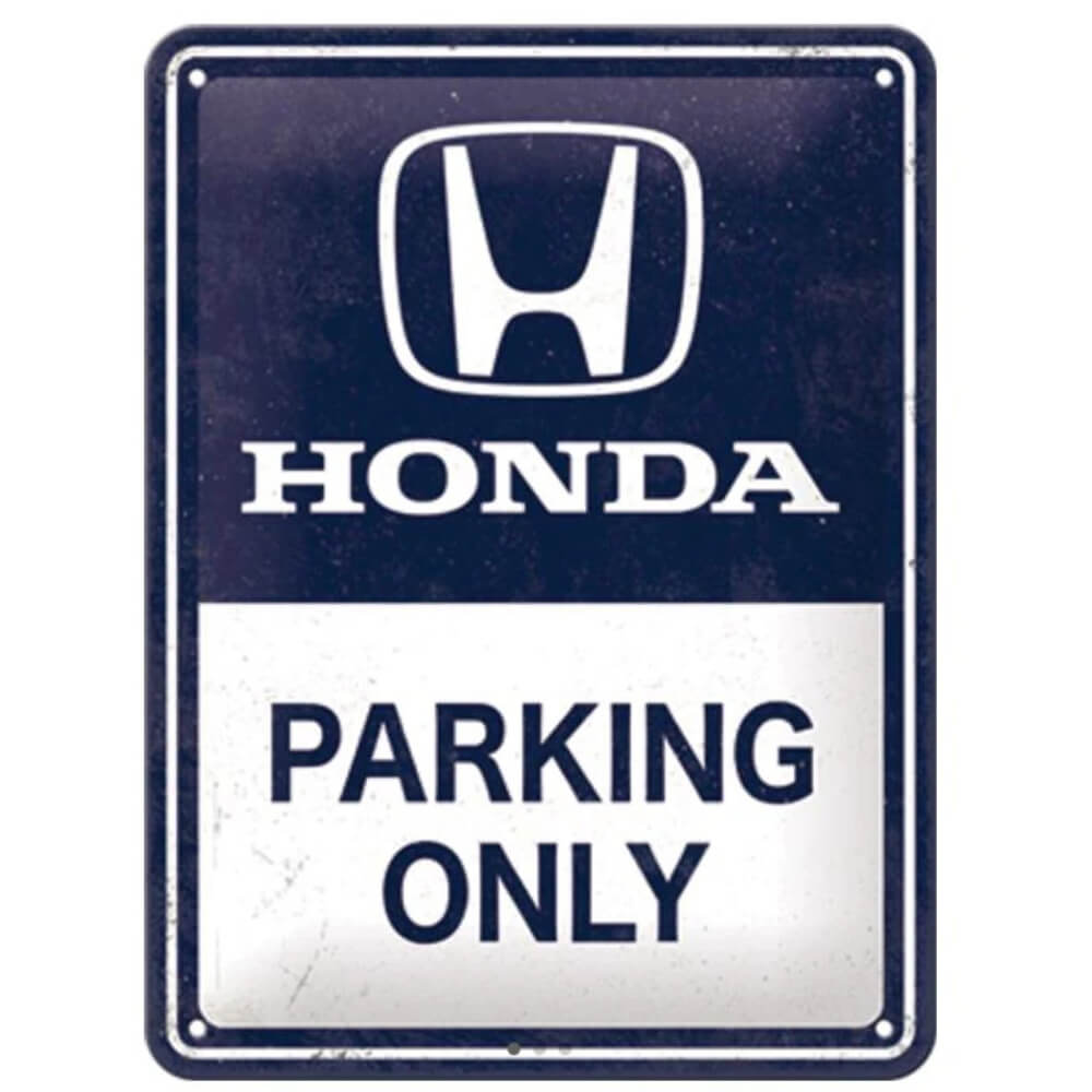 Honda Parking Only Tin Sign | Honda Direct