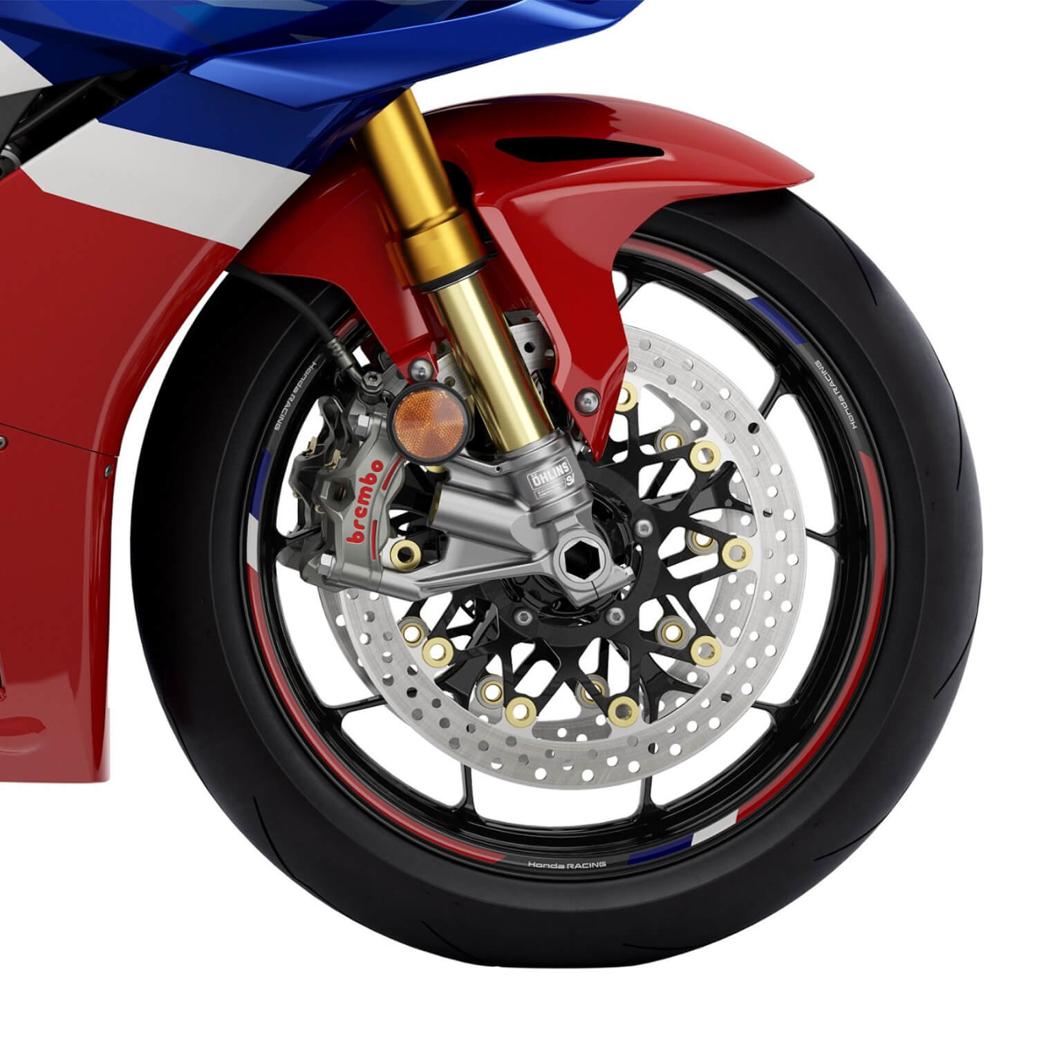 Honda Racing Pack - Black 08HME-MKZ-RAZB | Wheel Stripe Set - Tri-Colour | Honda Direct