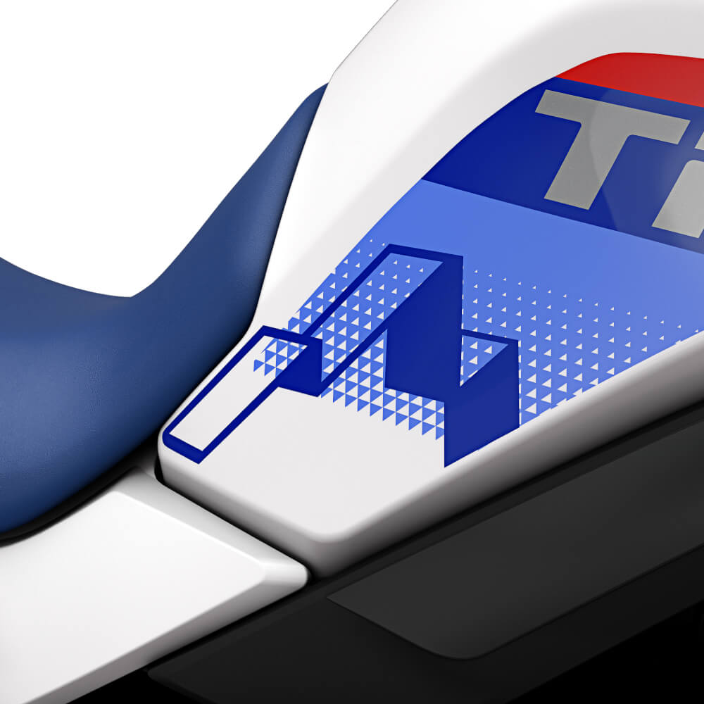 Honda Tank Side Sticker Blue 08P71-MLC-D30ZA