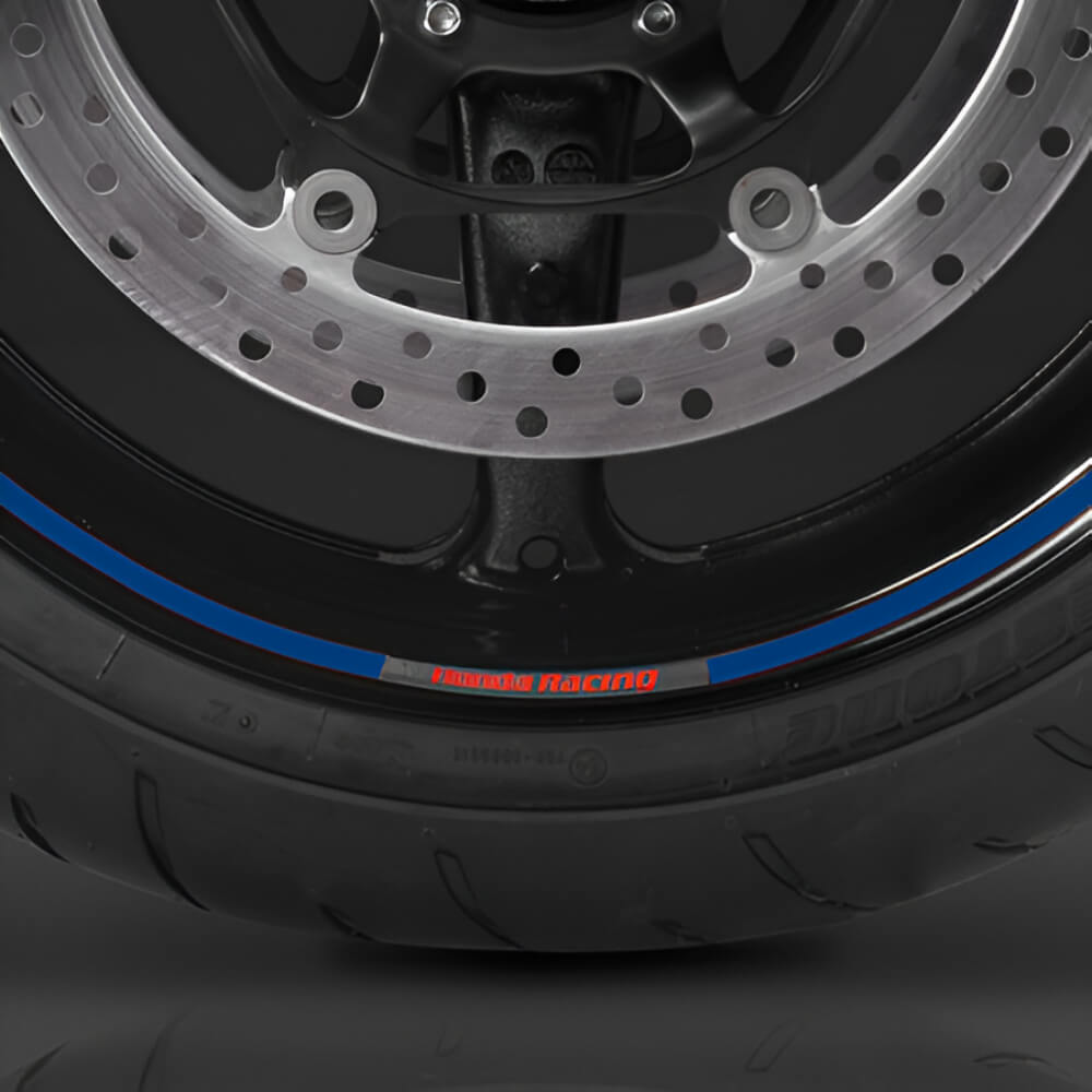 Honda Wheel Sticker Set Blue 08F84-MFJ-830A | Honda Direct